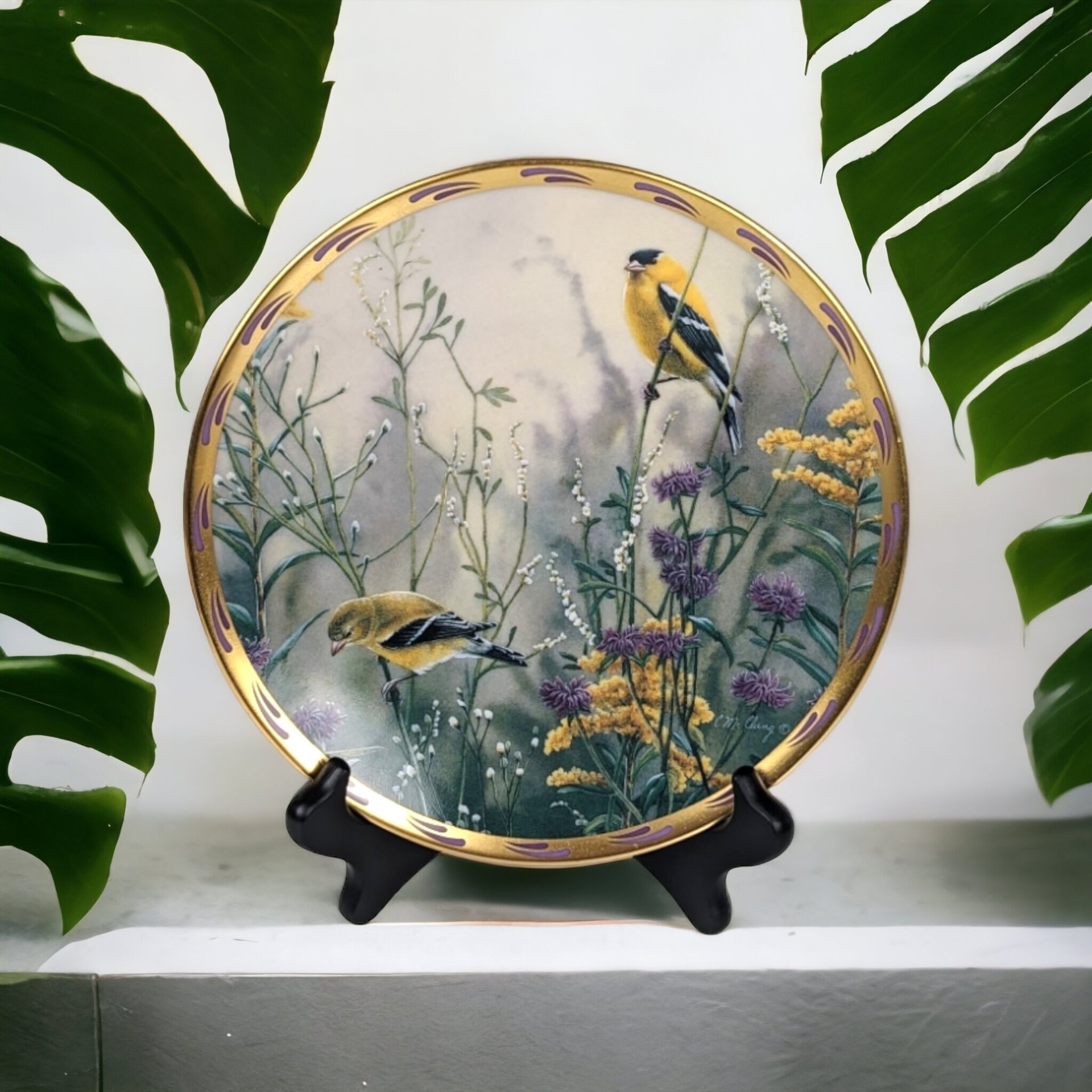 1992 Lenox Golden Splendor Collector's Plate - Exquisite Limited Edition by Catherine McClung