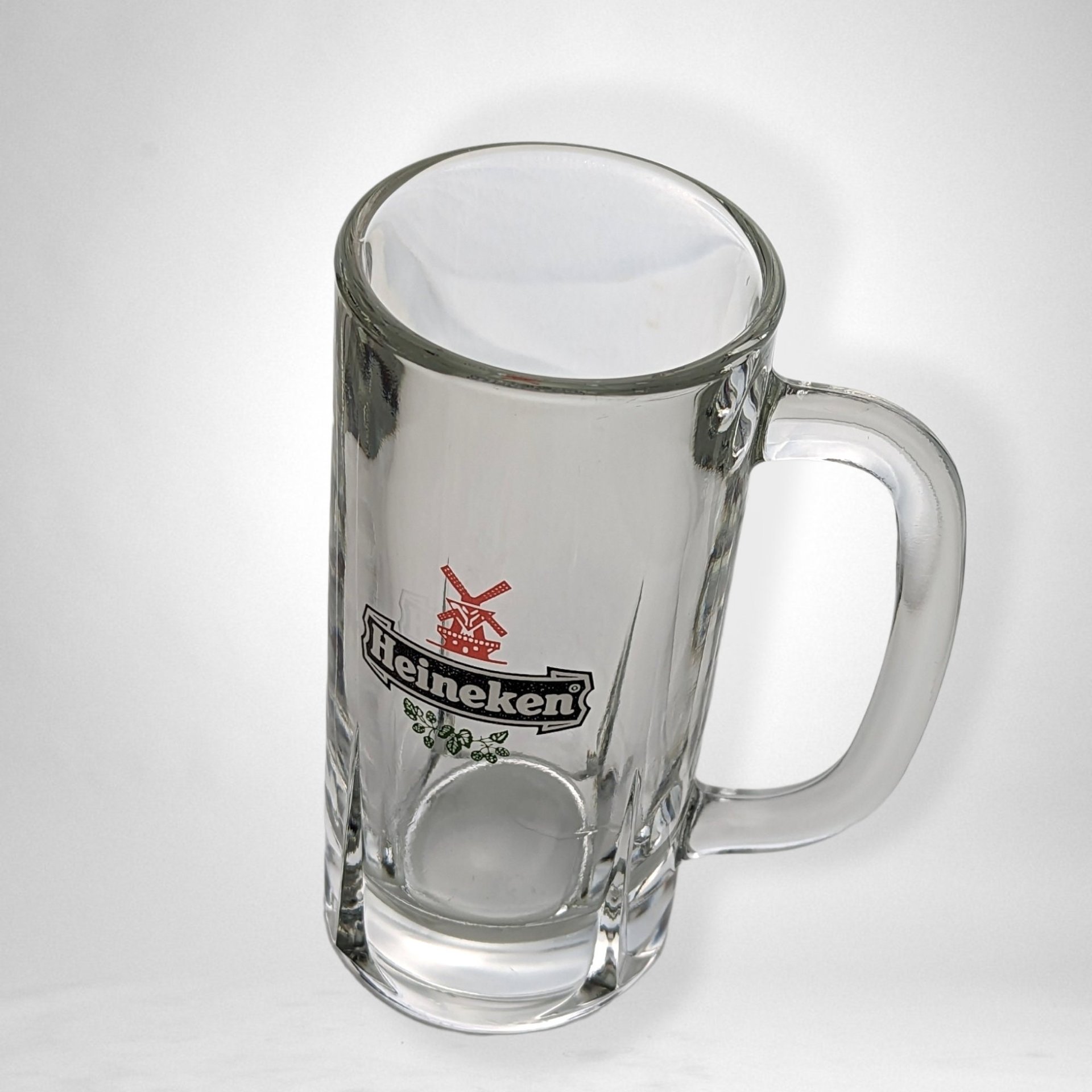 Vintage Heineken Heavy Glass Beer Mug