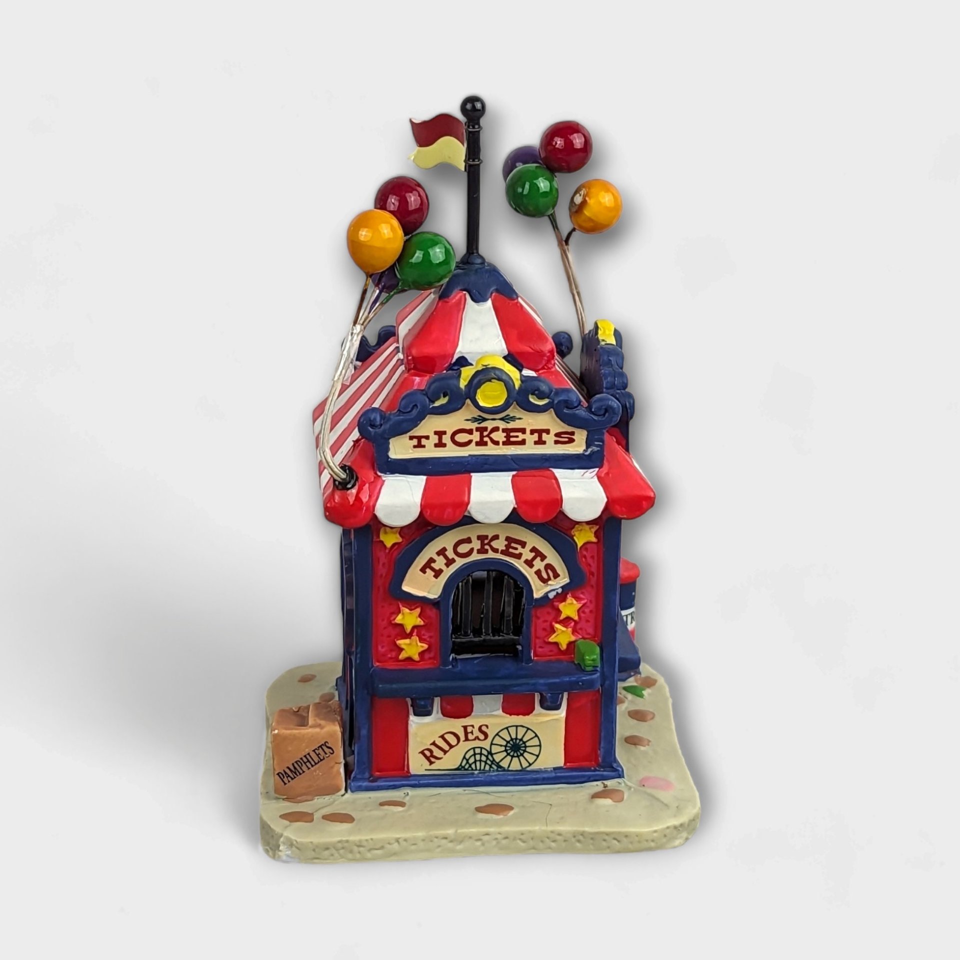 Lemax Carnival Village Ticket Booth Figurine