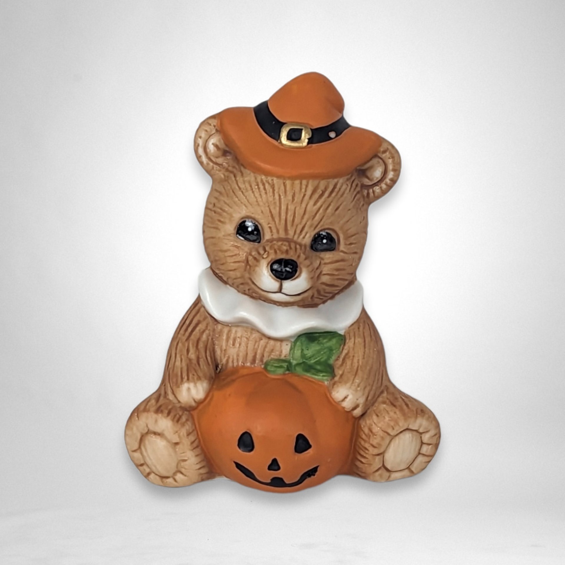Set of 4 Homco Halloween Bears 5311 - Spooky Bear Ensemble for Halloween Fun