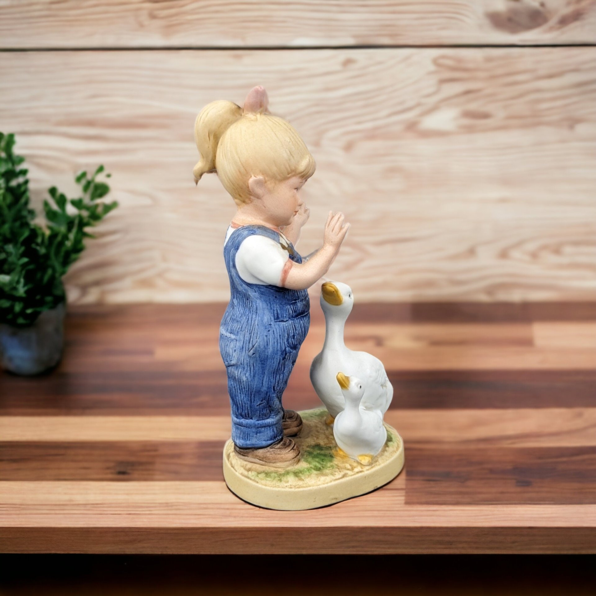 1980s Homco Denim Days Ceramic Figurine: Your Choice of Nostalgic Collectibles