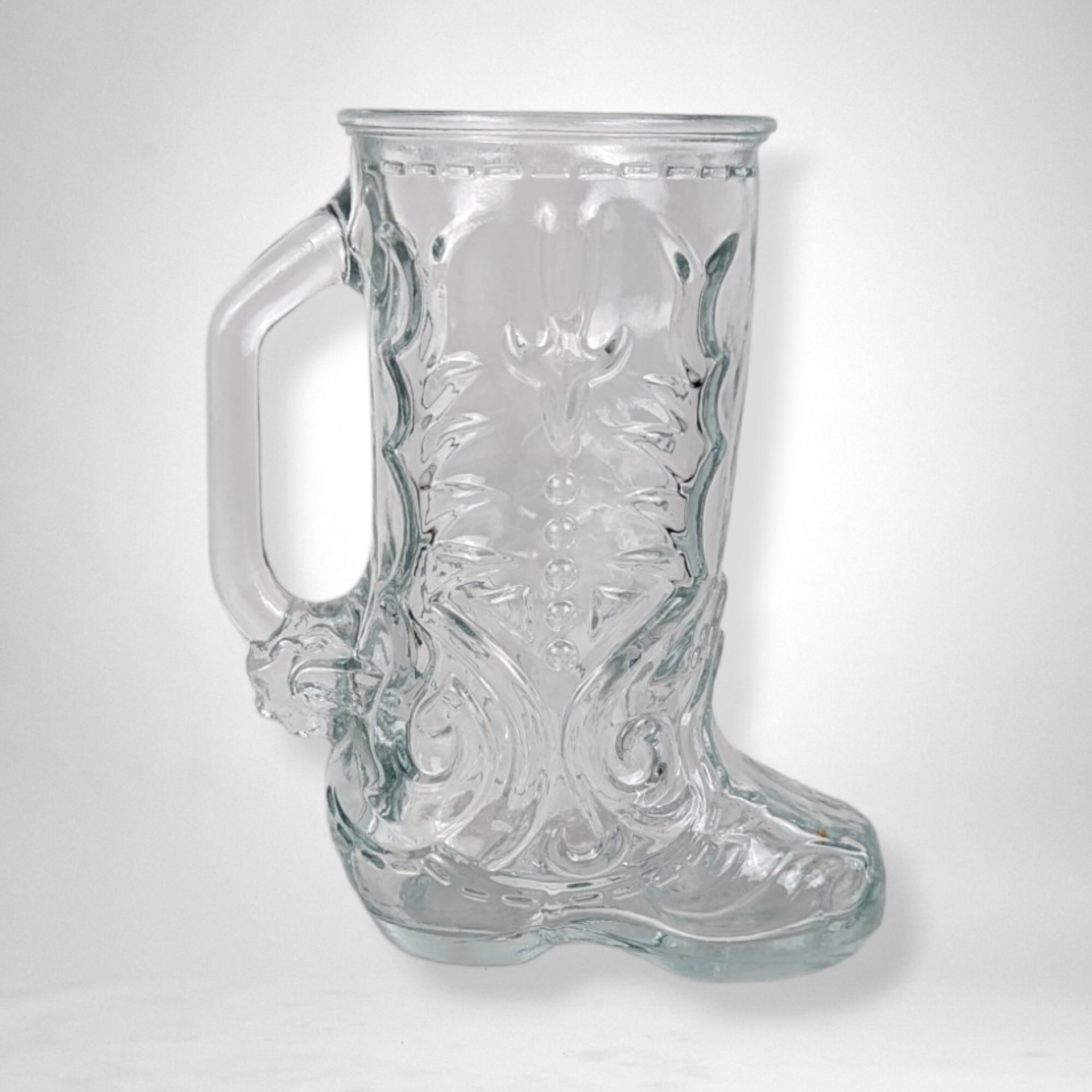 Libbey of Canada Cowboy Boot Glass Mug: Saddle Up for Sips with Style