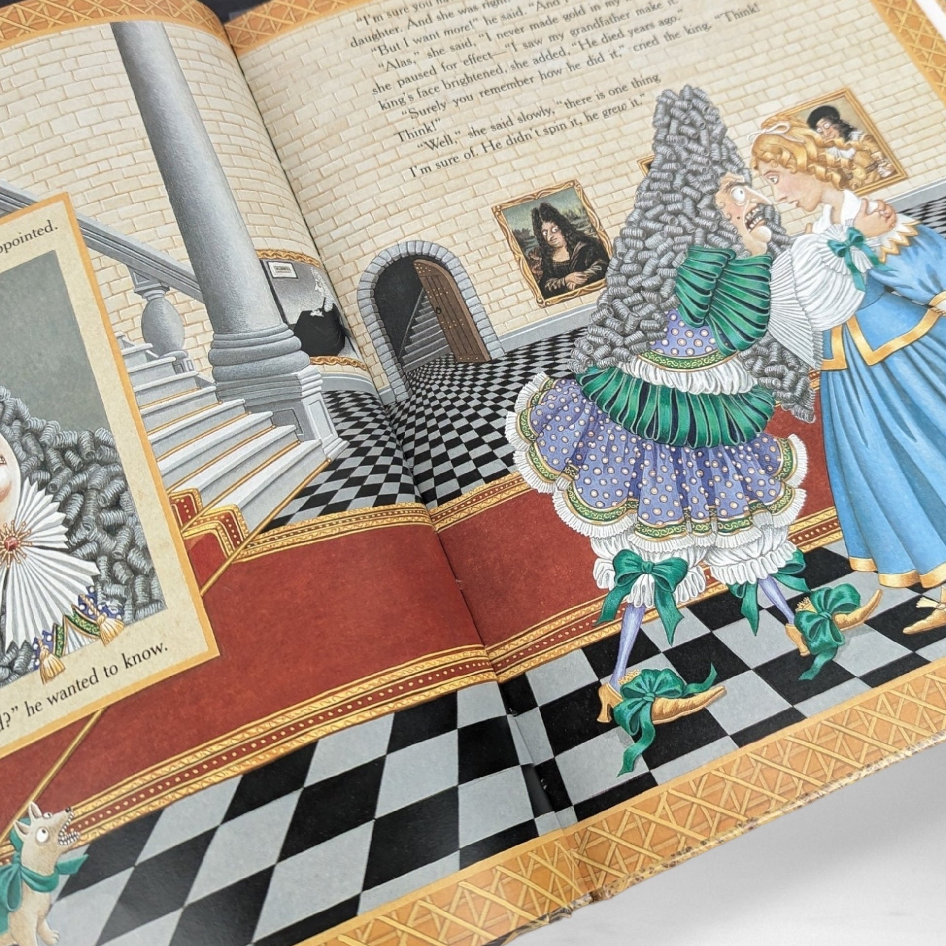 1997 Rumpelstiltskin's Daughter Book, Diane Stanley Hardcover, Fairytale Illustration, Children's Literature, Gift for Kids
