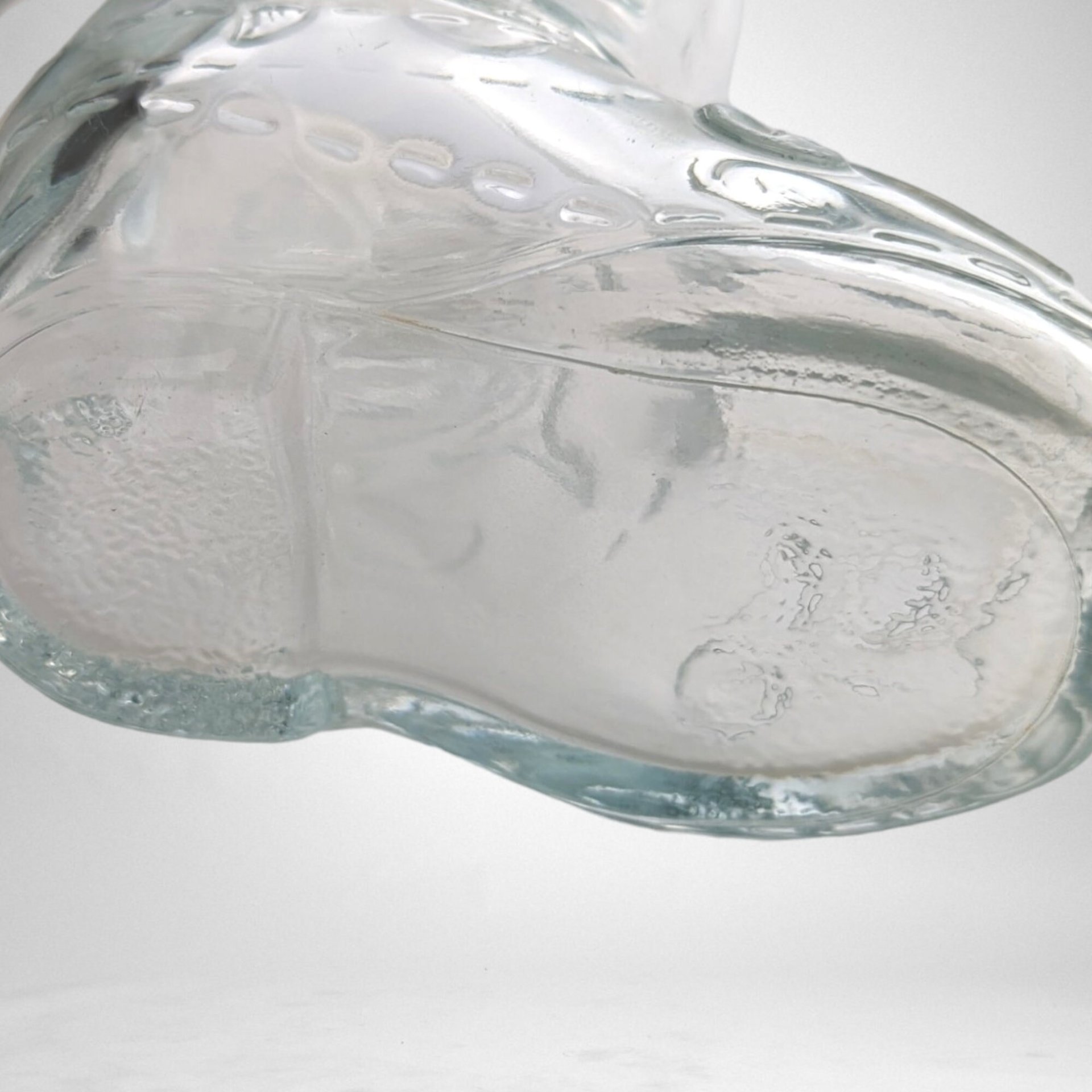 Vintage Glass Boot-Shaped Mug: A Nostalgic Sip of Yesteryears