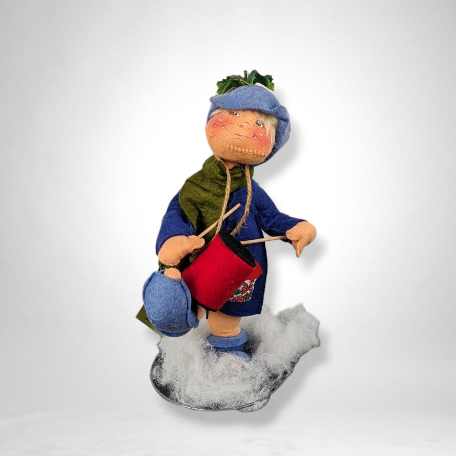 Vintage 1991 Annalee Little Drummer Boy Doll - Collectible Christmas Figurine