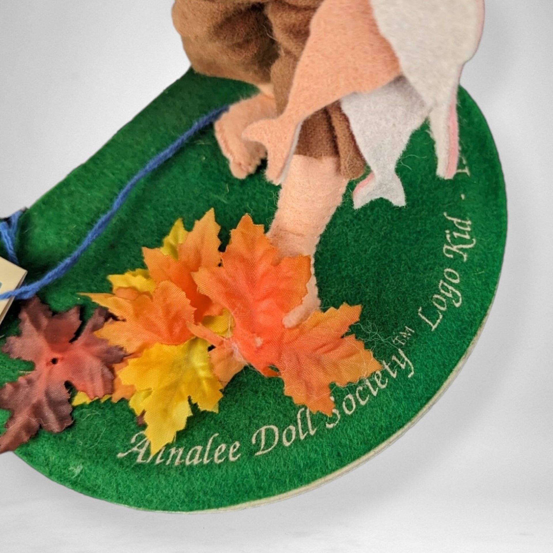 Vintage 1995 Annalee Doll Society Logo Kid "Going Fishing", 11" Figurine, Collectible Doll, No Box