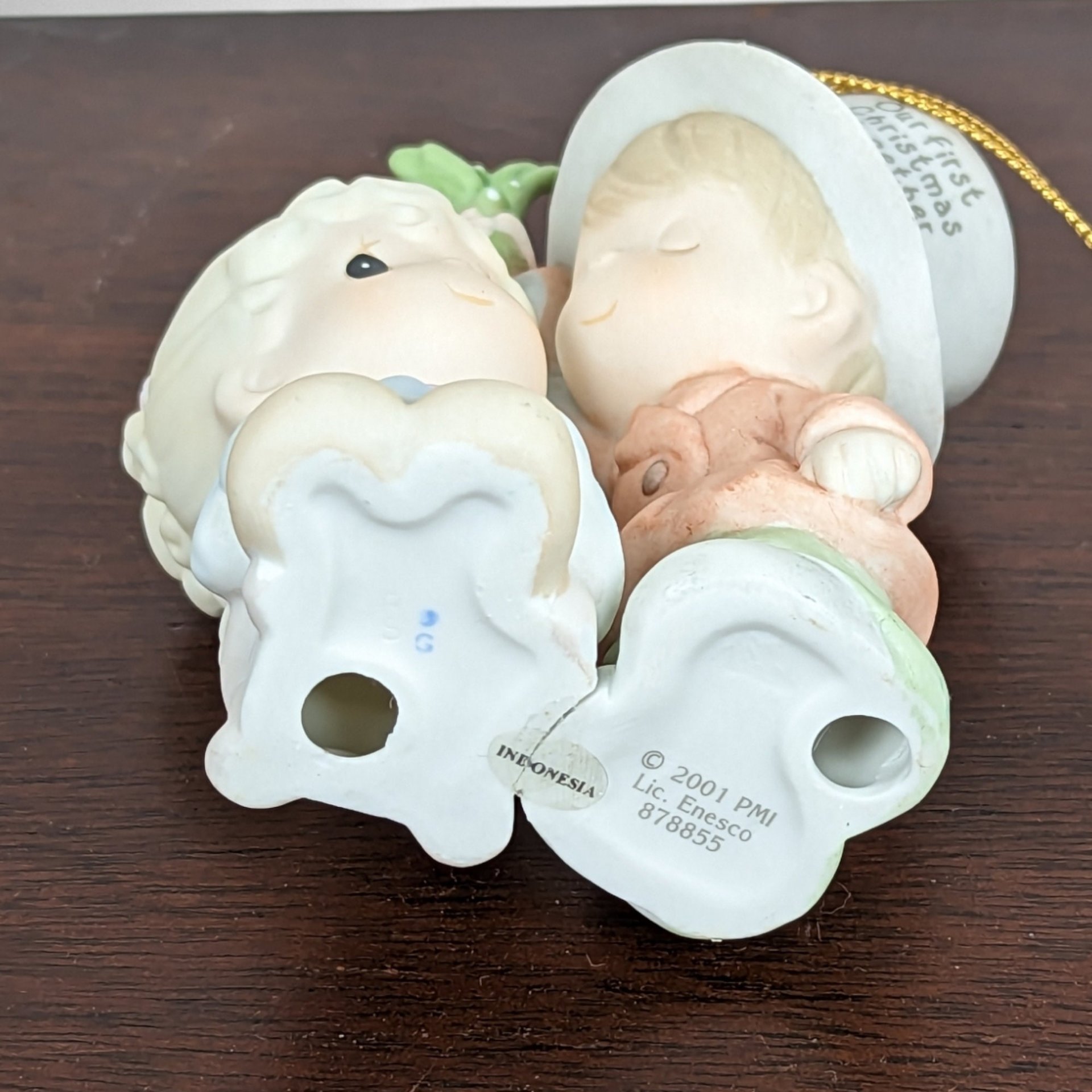 2001 Precious Moments 'Our First Christmas' Ornament - Cherish the Memories