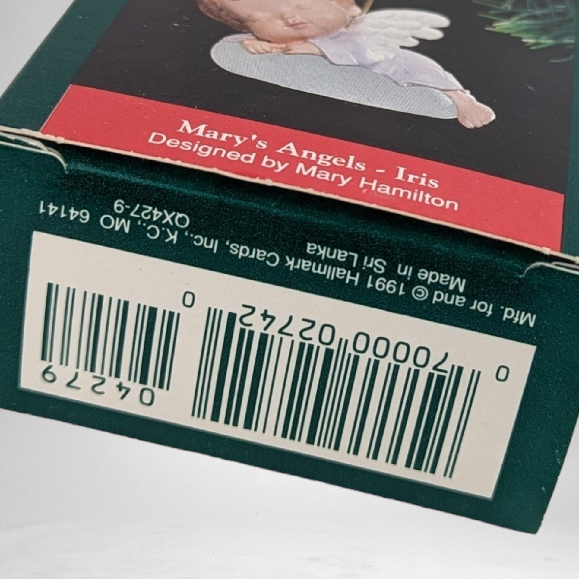 1991 Hallmark Mary's Angels Iris Ornament - Vintage Collectible Holiday Decor