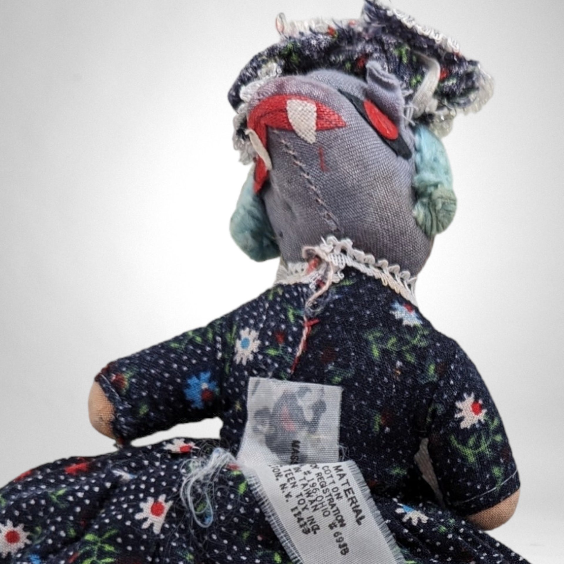 Vintage Dippity Flip Topsy Turvy Red Riding Hood/Grandma/Wolf Doll - Collectible Toy