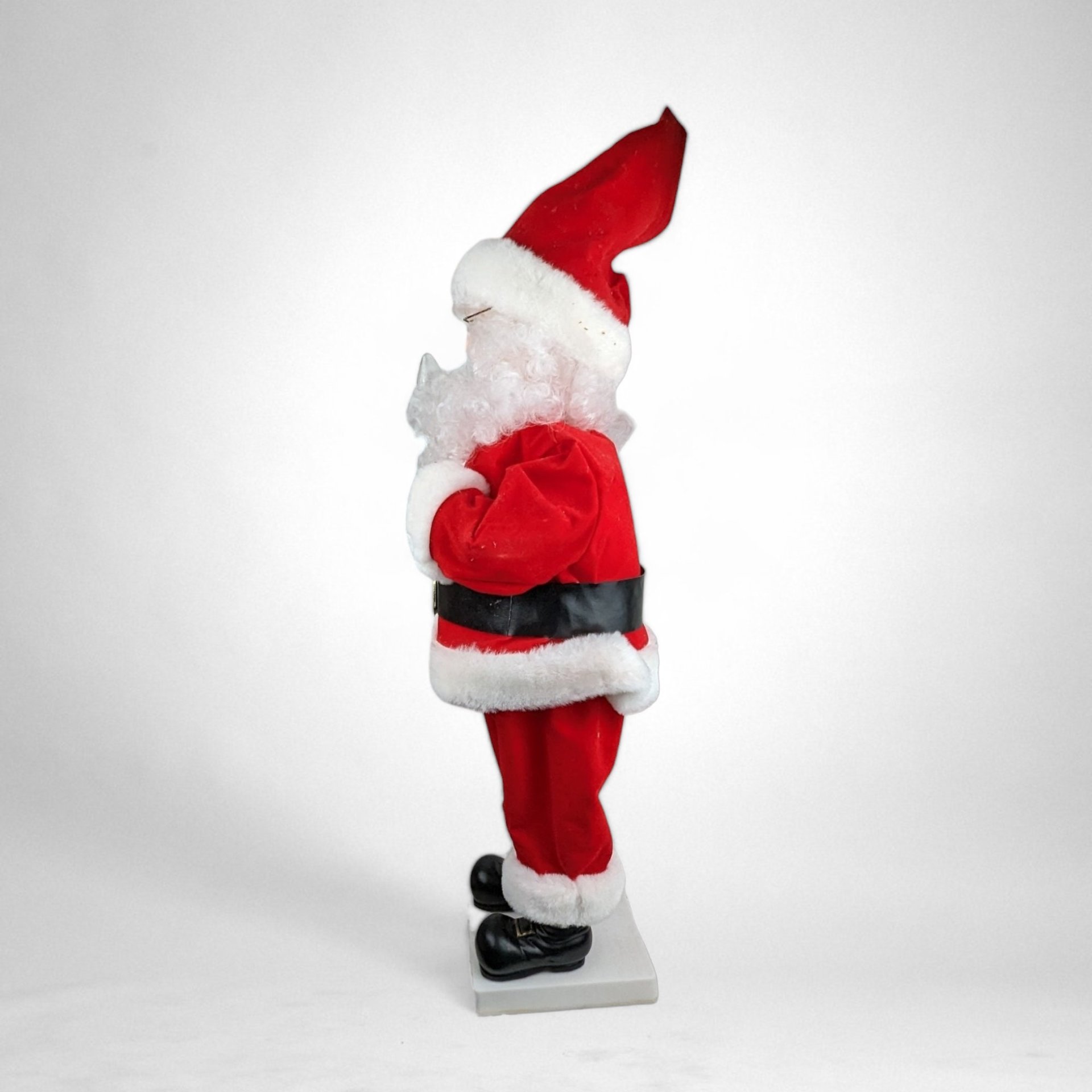Telco Motionettes of Christmas 33" Animated Santa Display - Bring Holiday Magic to Life with Santa's Motion
