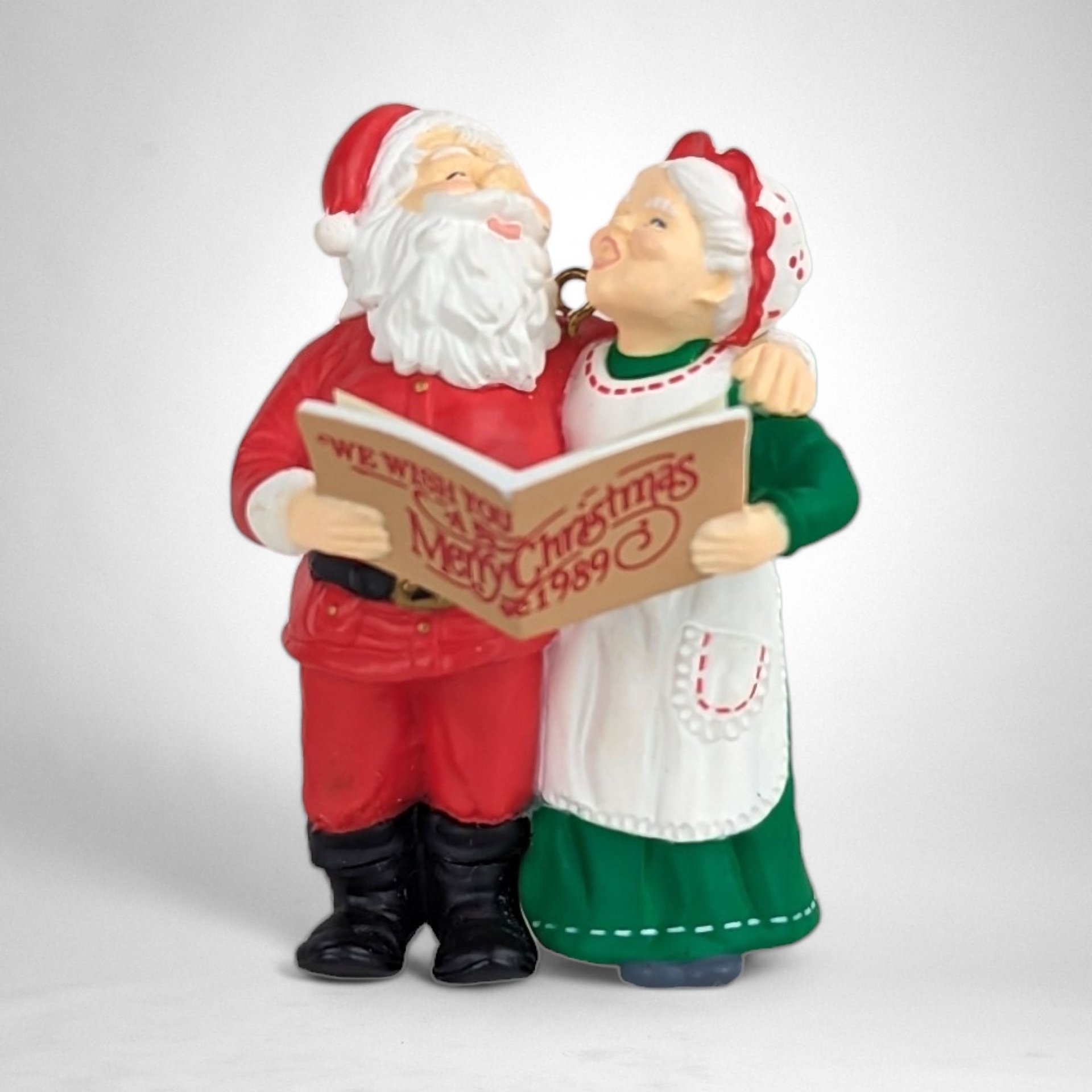 1988 Hallmark Holiday Duet Ornament - Festive Vintage Delight