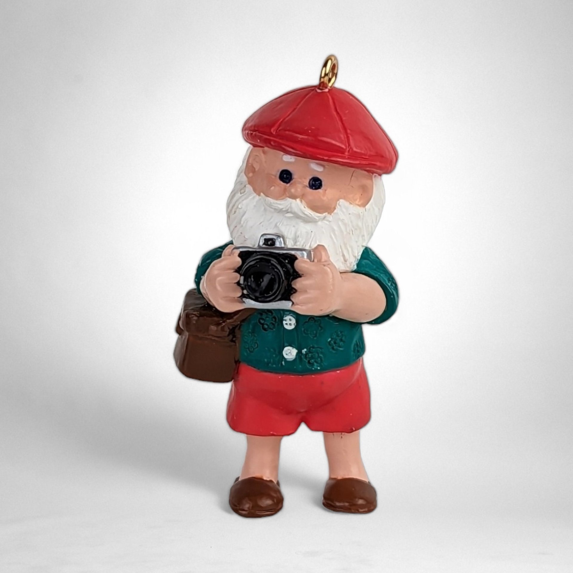 1989 Hallmark Camera Claus Ornament