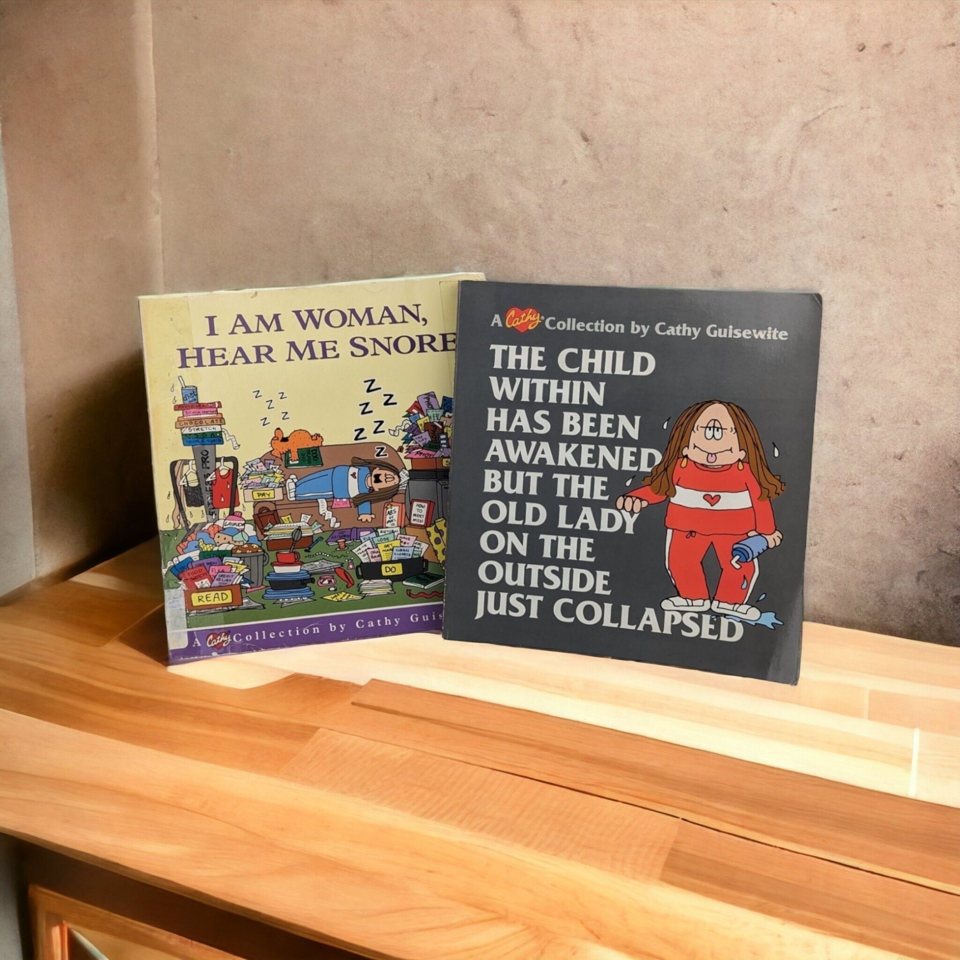 Cathy Comic Book Set | "I Am Woman" & "The Child Within" | Cathy Guisewite | Humorous Books for Women