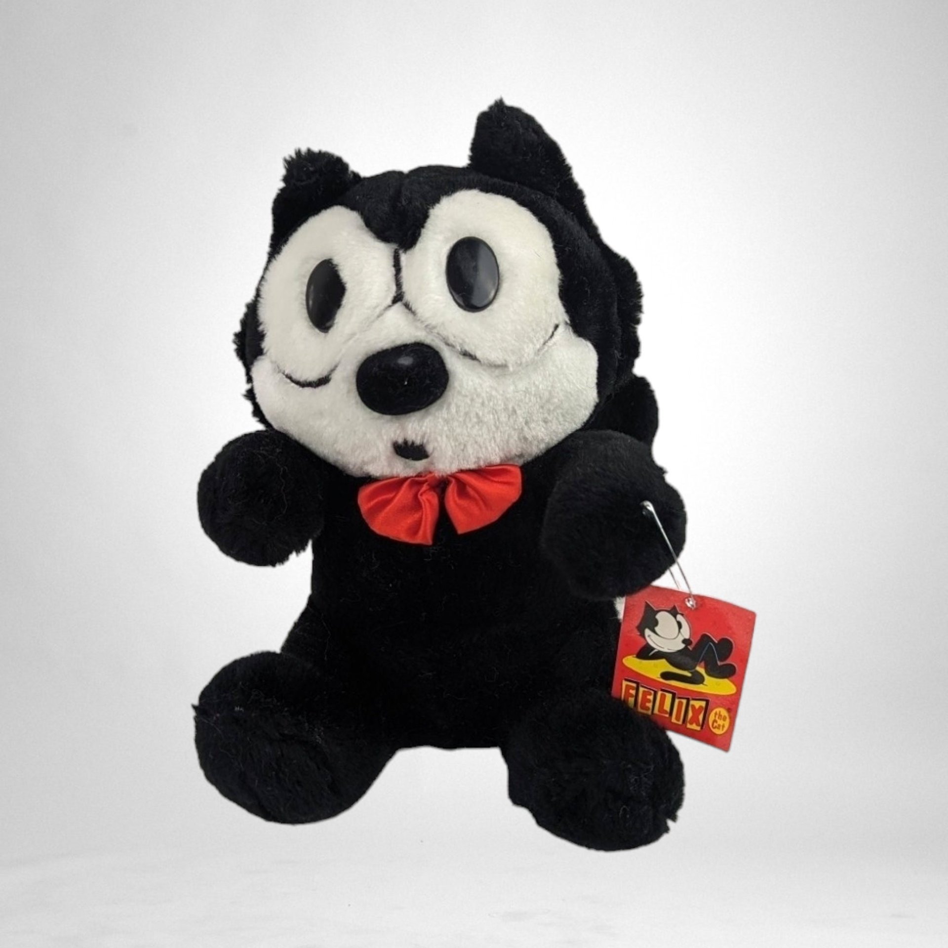 Vintage Felix the Cat Plush Doll - Nostalgic Collectible Toy