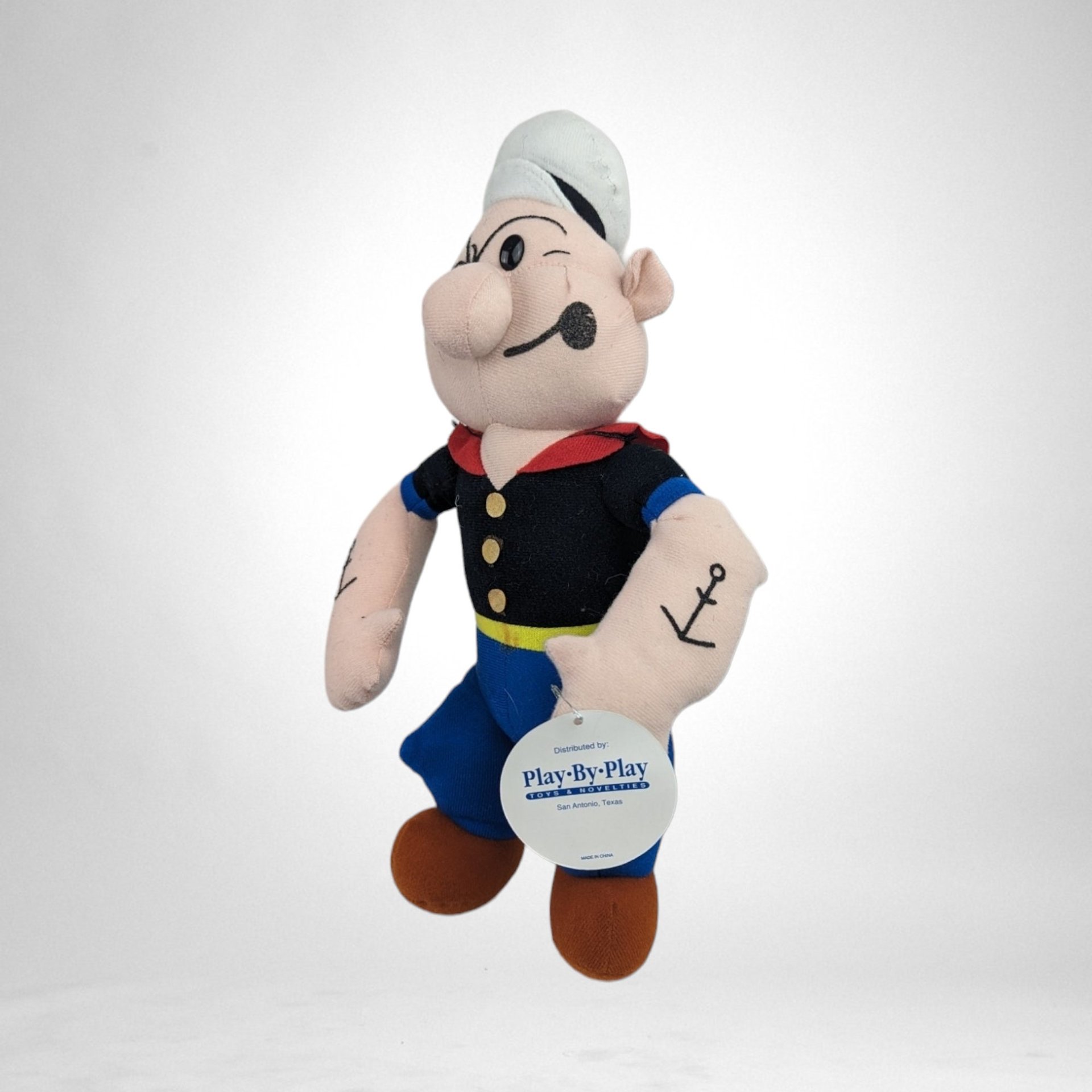 Vintage Popeye Plush Doll - Classic Cartoon Collectible