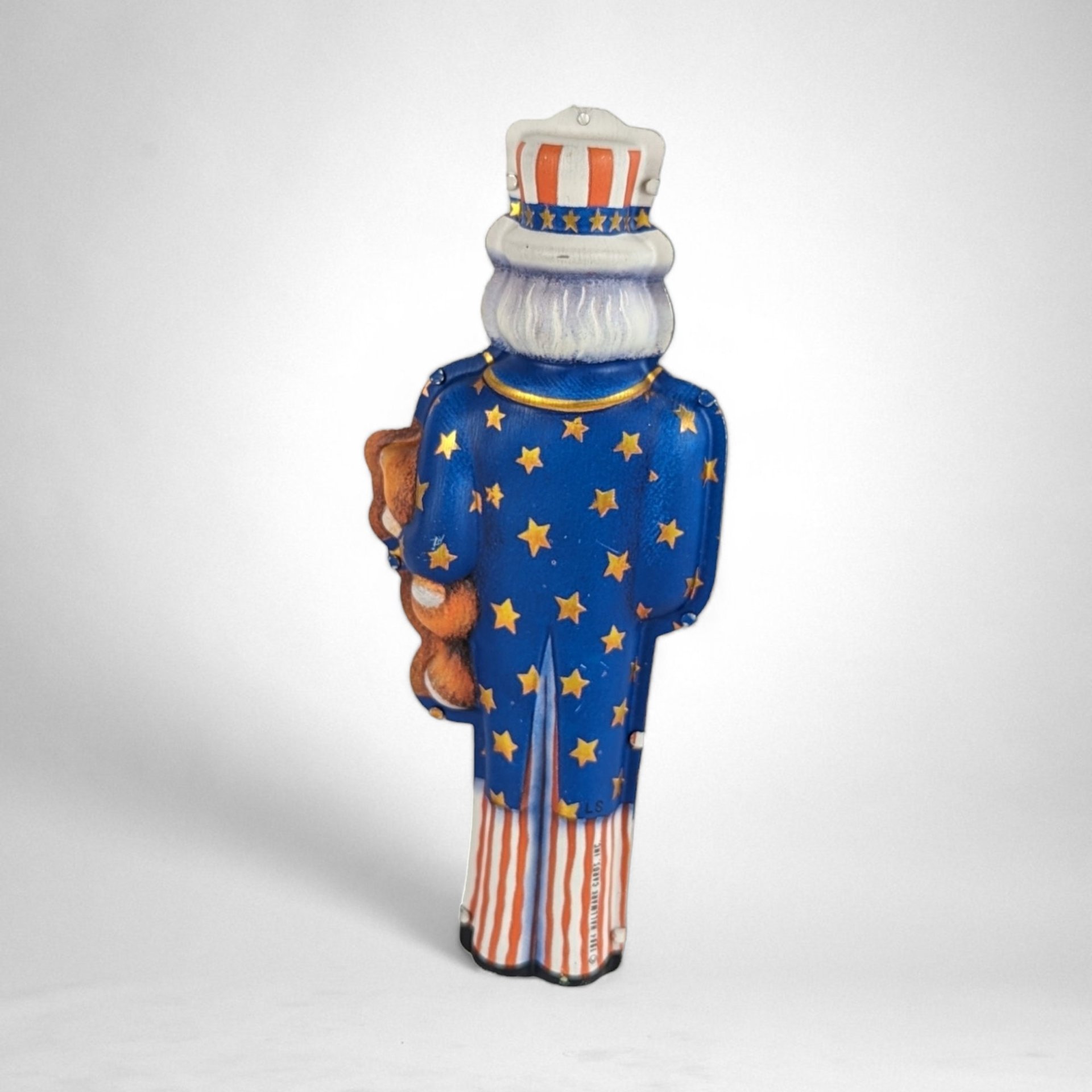 Patriotic Nostalgia: 1984 Hallmark Uncle Sam Pressed Tin Ornament