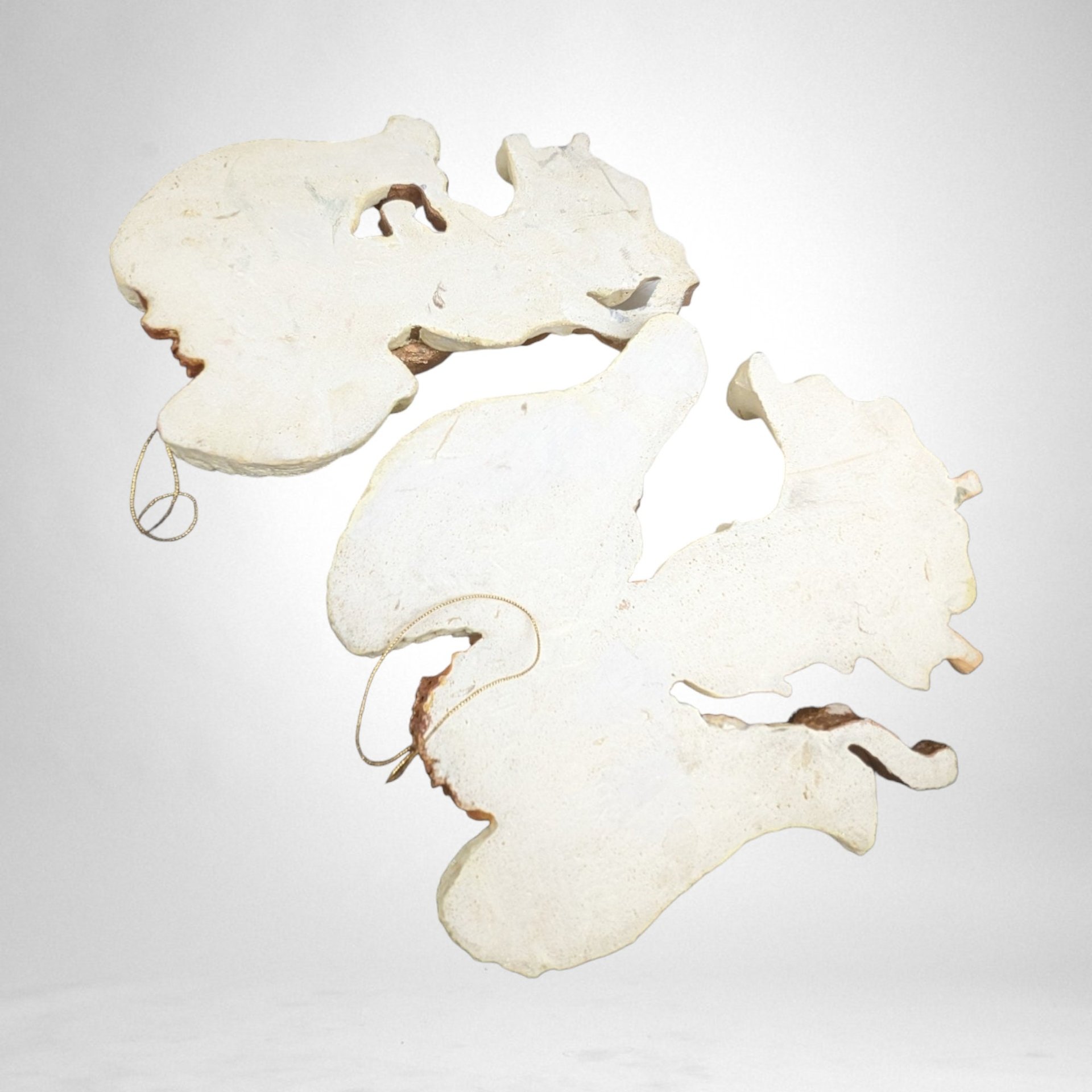 Vintage Styrofoam Angel Wall Hangings - Heavenly Home Decor Duo