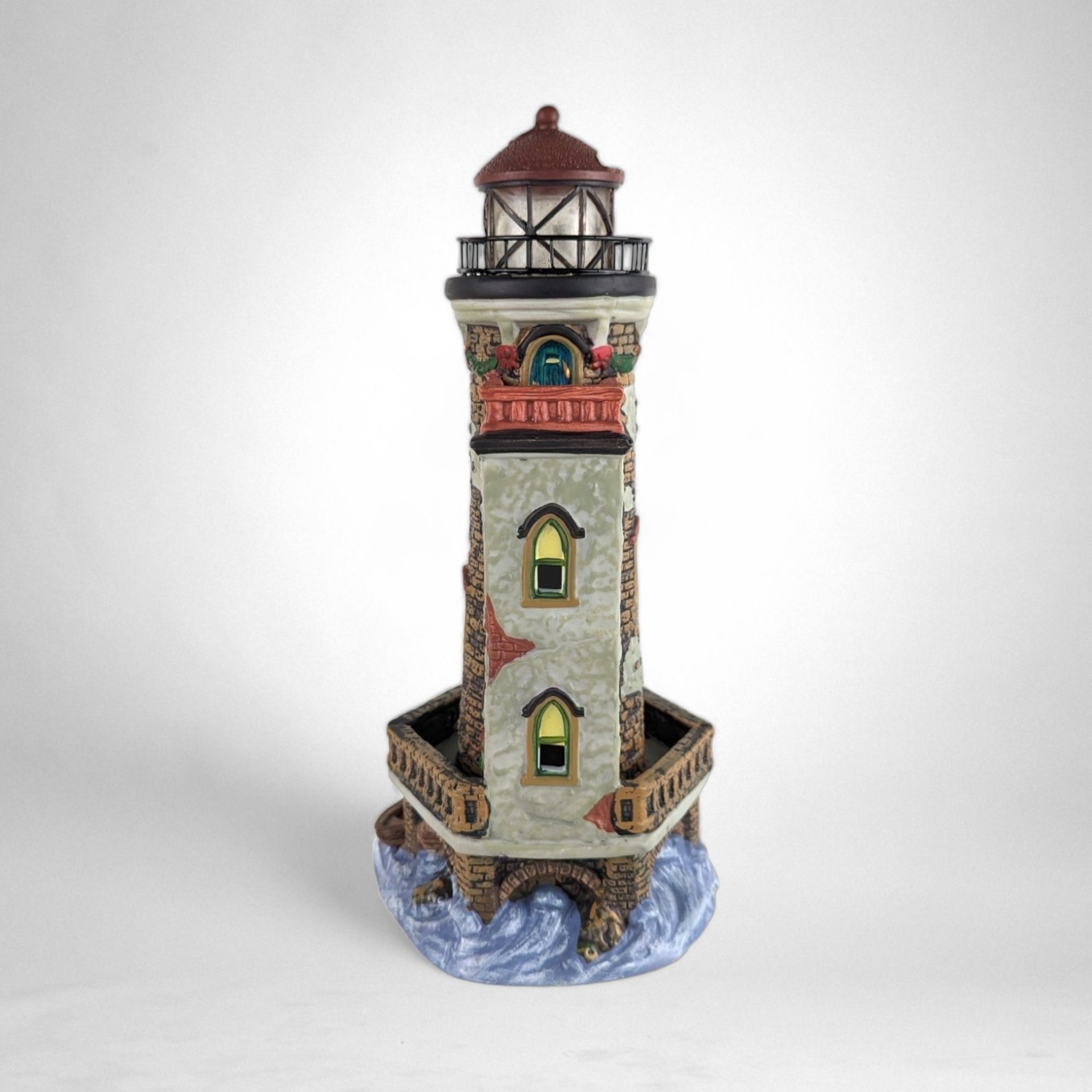 1993 Santa's Workbench Stoney Brook Lighthouse: Timeless Holiday Illumination