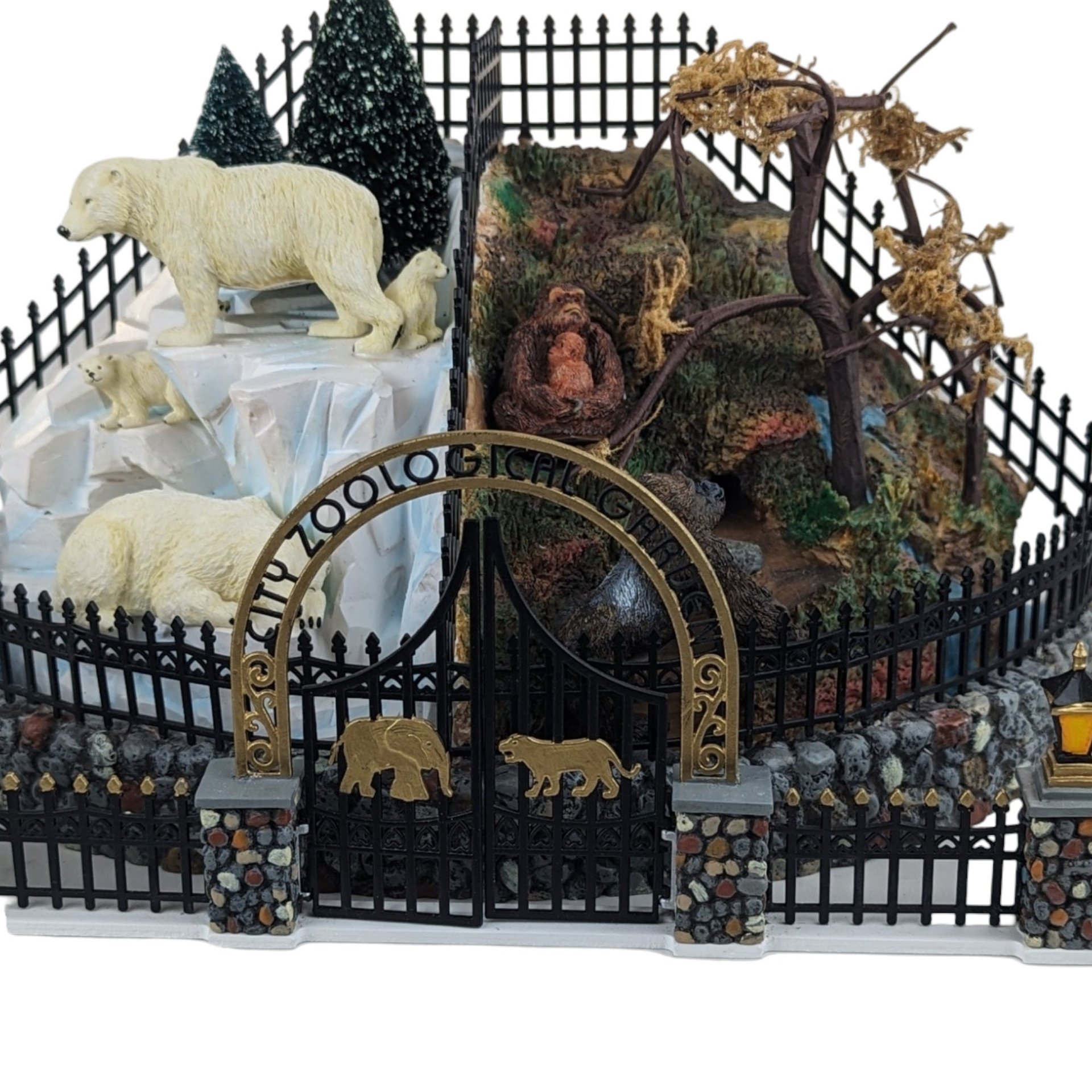 Vintage Dept 56 "Zoological Garden" |  Original Snow Village Building |  Christmas Village Display |  Retired Collectible