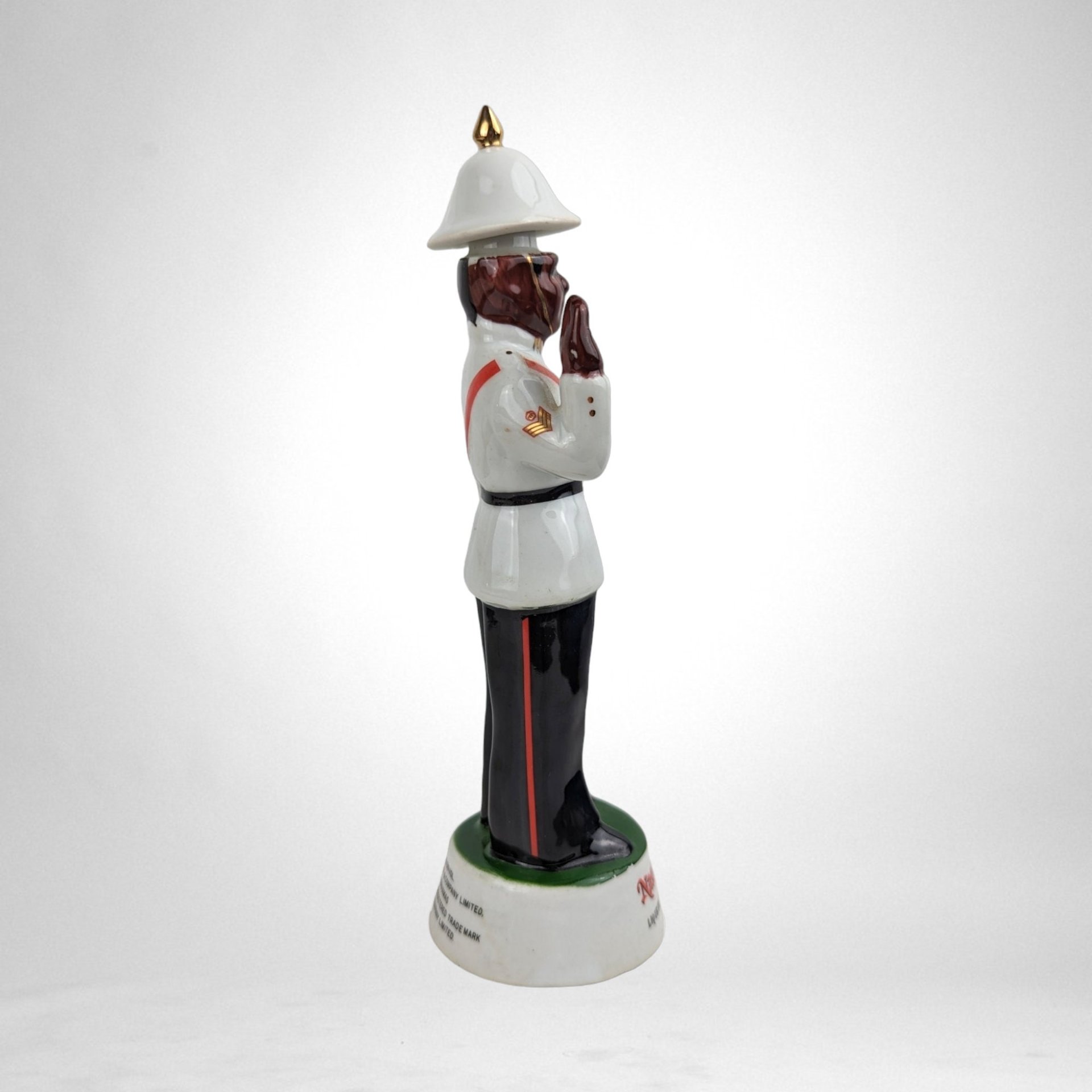 Vintage Bacardi Nassau Royale Empty Policeman Liquor Bottle - Collectible Decanter