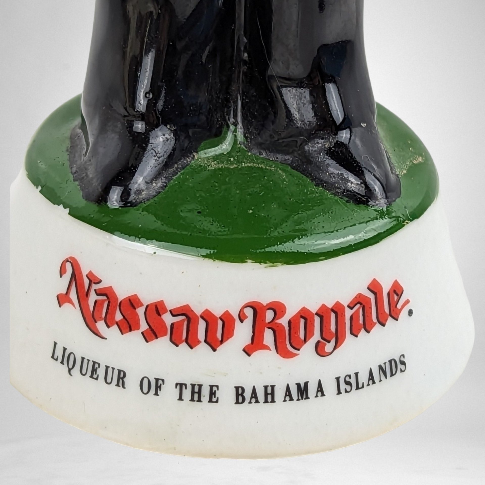 Vintage Bacardi Nassau Royale Empty Policeman Liquor Bottle - Collectible Decanter