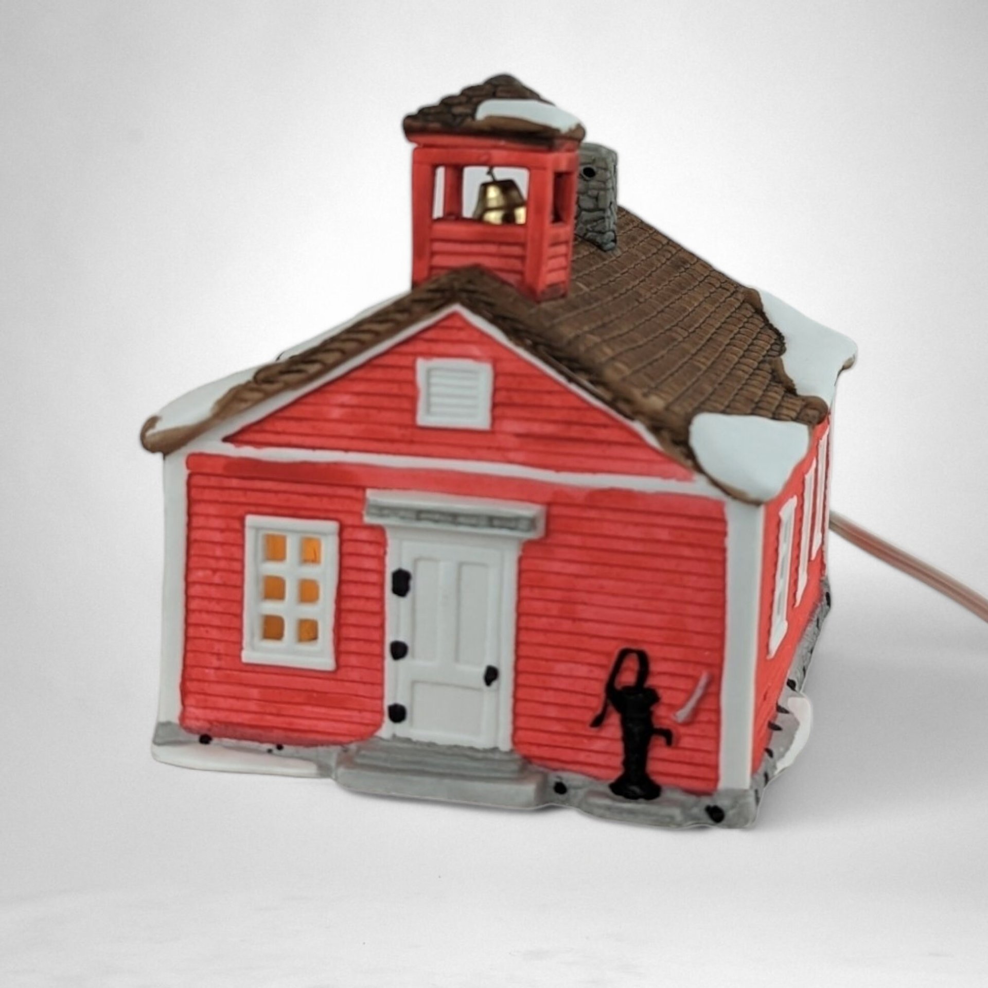 1986 Dept. 56 "Red Schoolhouse" - New England Village Collectible