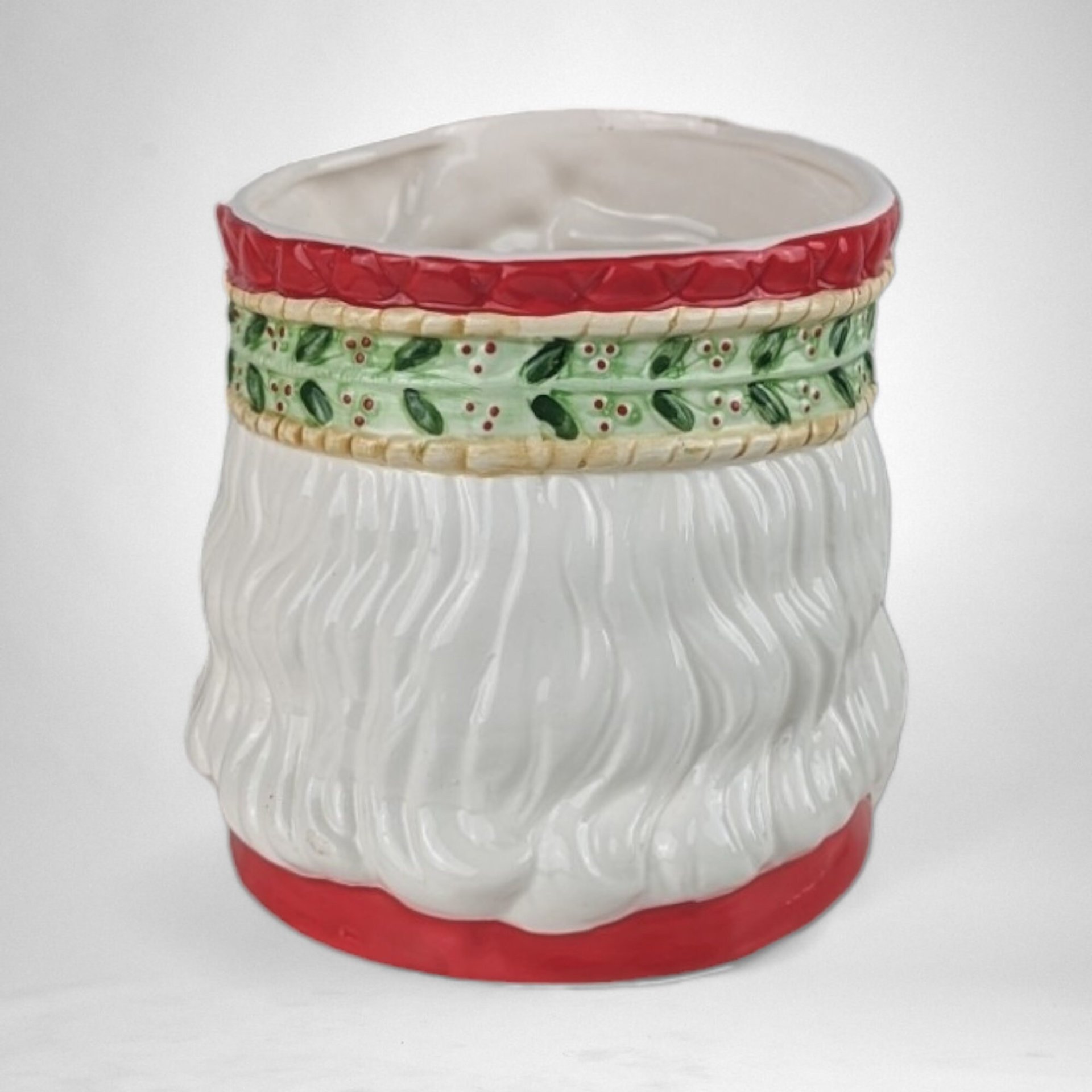 1991 Caffco House of Lloyd Simply Santa Head Candy Bowl/Planter