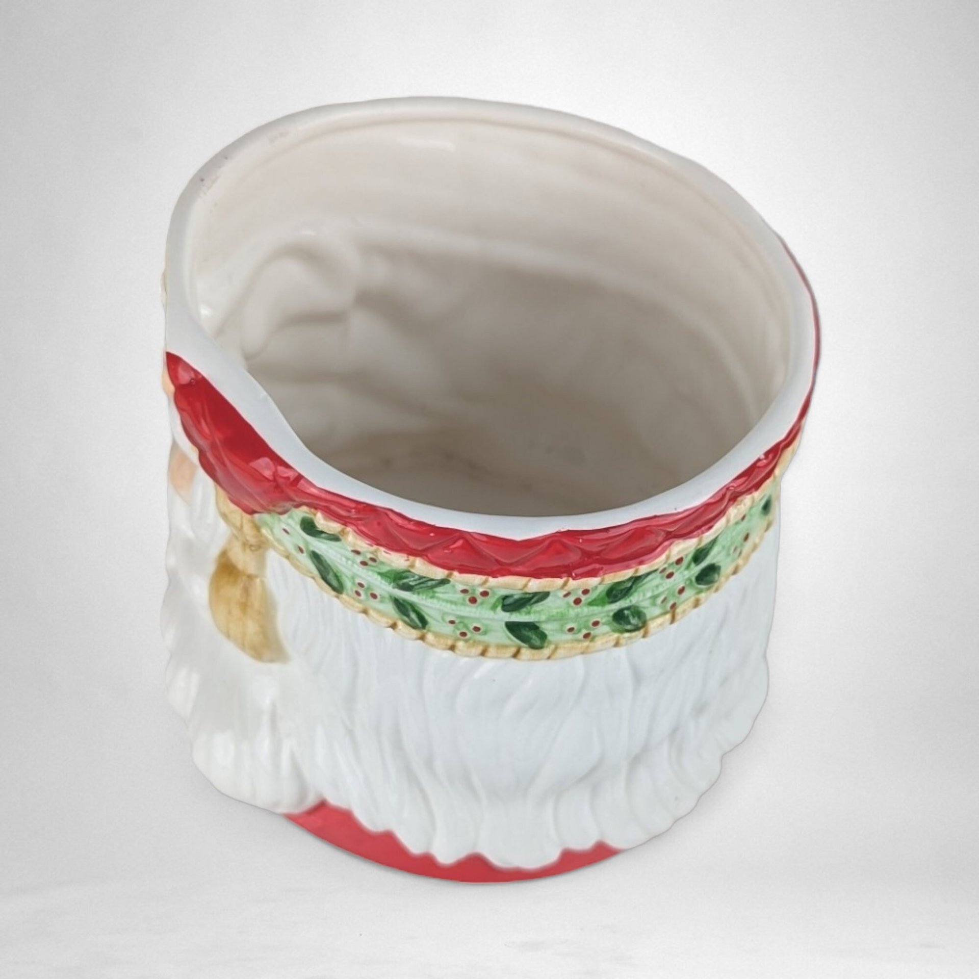 1991 Caffco House of Lloyd Simply Santa Head Candy Bowl/Planter