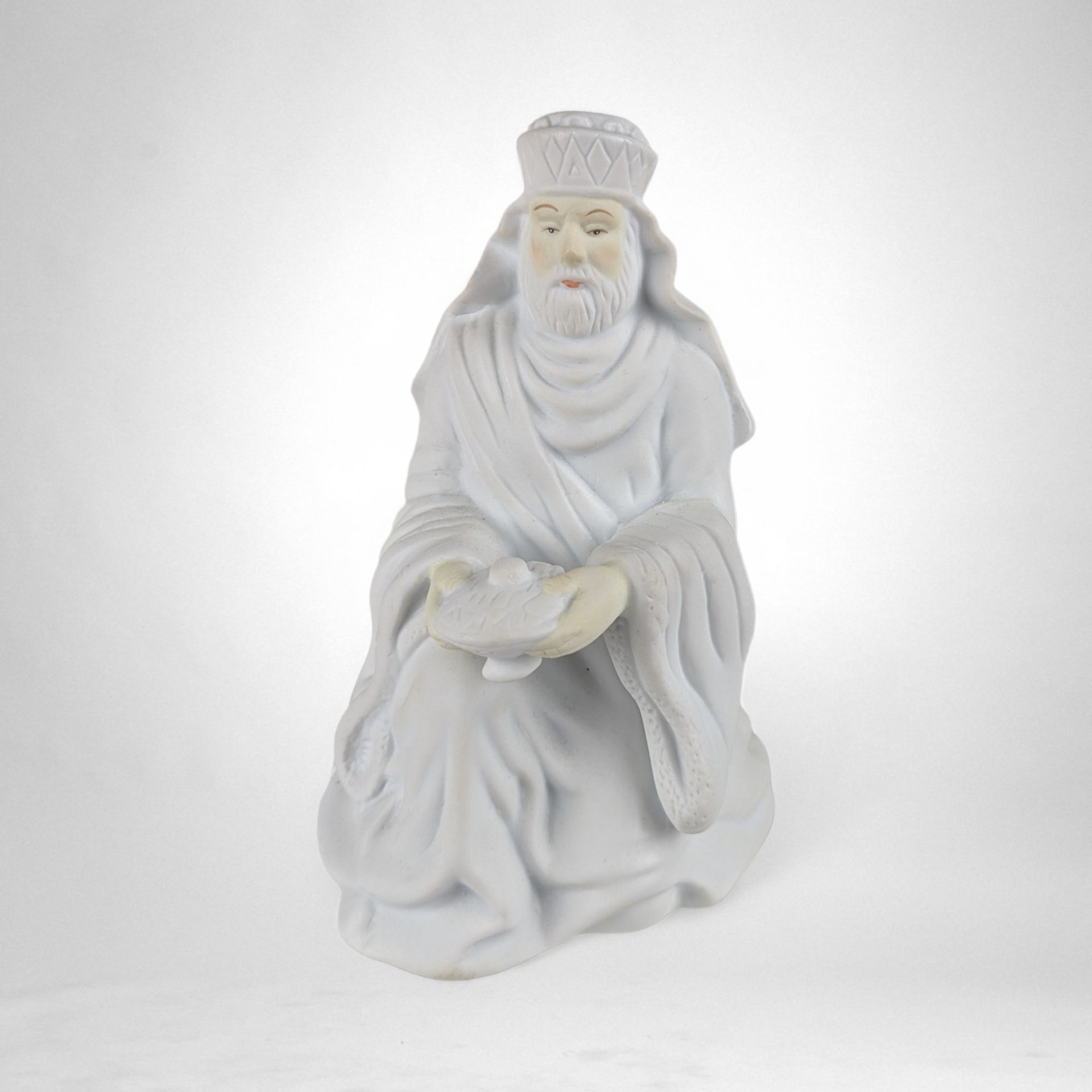 1995 House of Lloyd Three Kings Figurines, Christmas Around the World Collection, Porcelain Wise Men, Holiday Decor