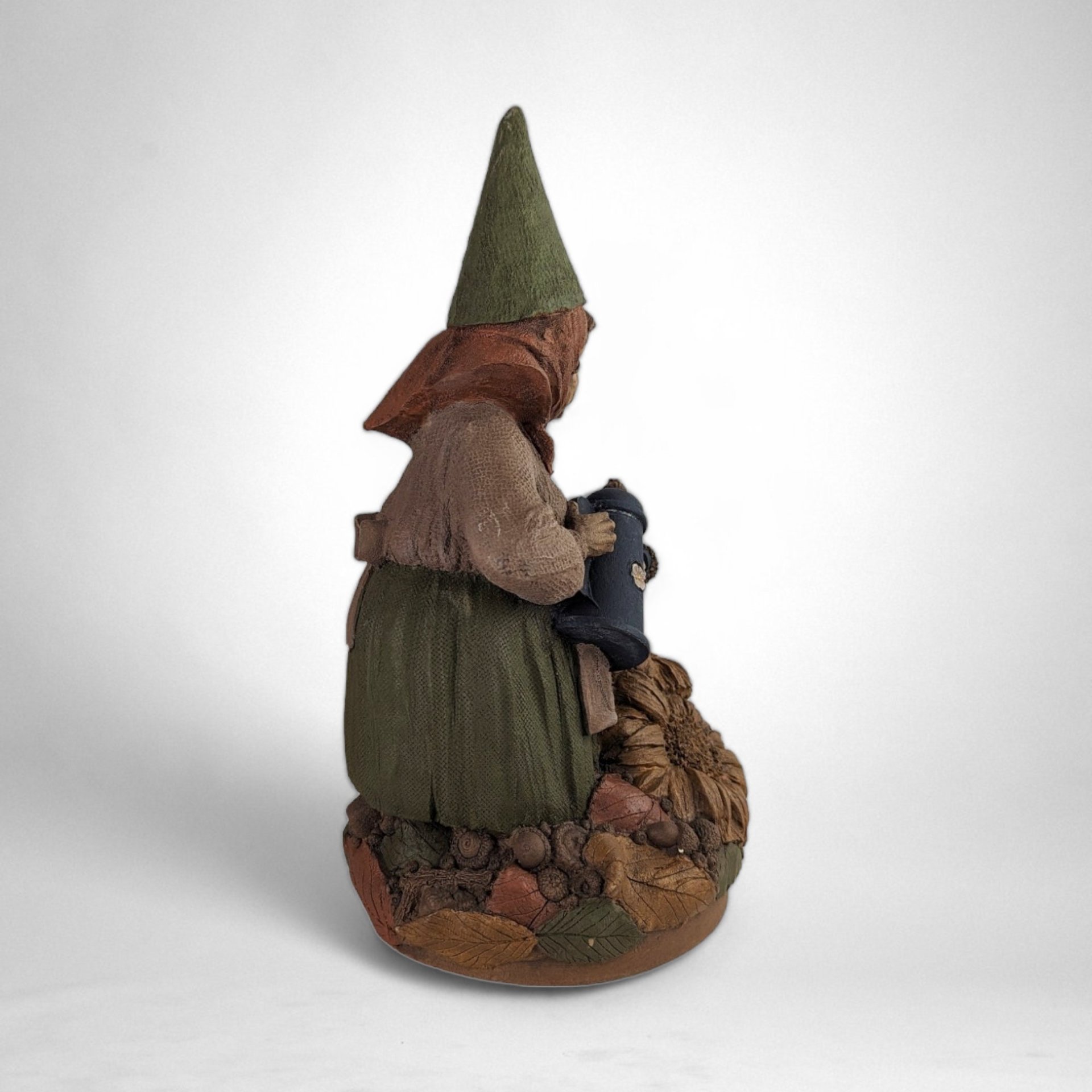 1990 Tom Clark Mum 10 1/2" Gnome Sculpture - Whimsical Vintage Collectible