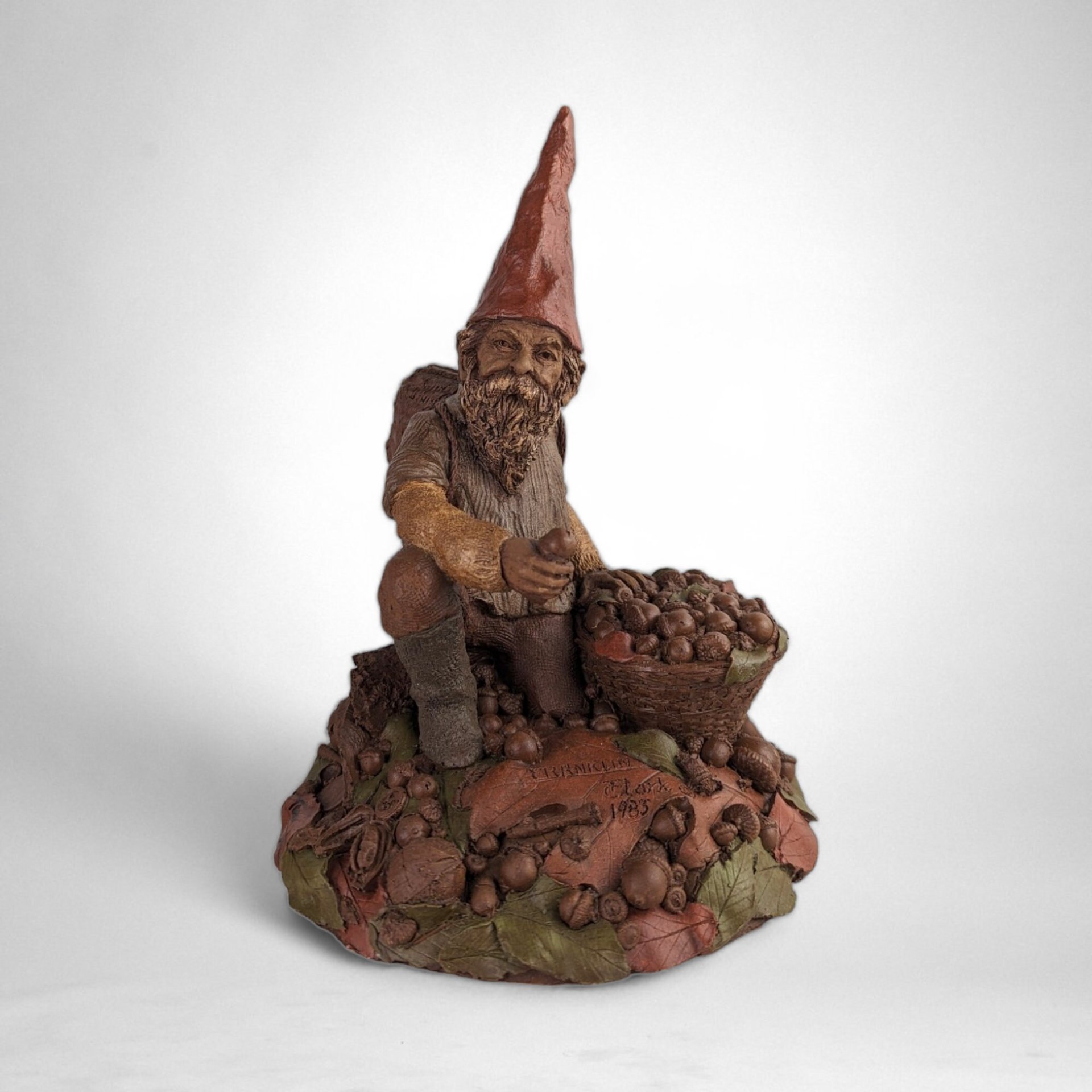 Vintage Tom Clark Gnome Sculpture "Franklin" | 1983 | Signed | 10 inches