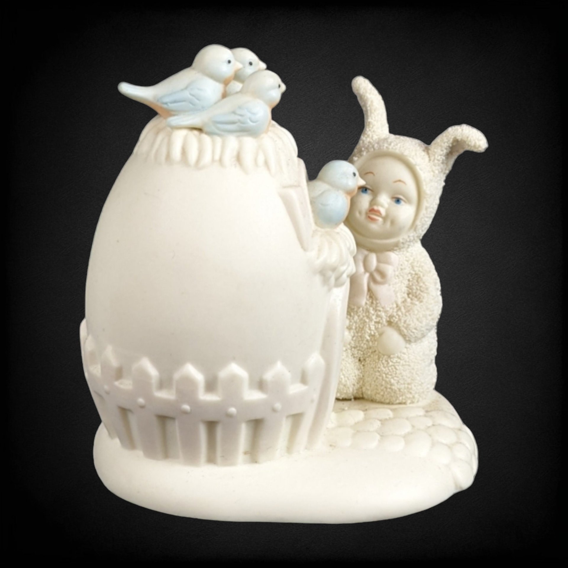 1999 Dept. 56 Snowbunnies 'Guests Are Always Welcome' - Charming Collectible Figurine