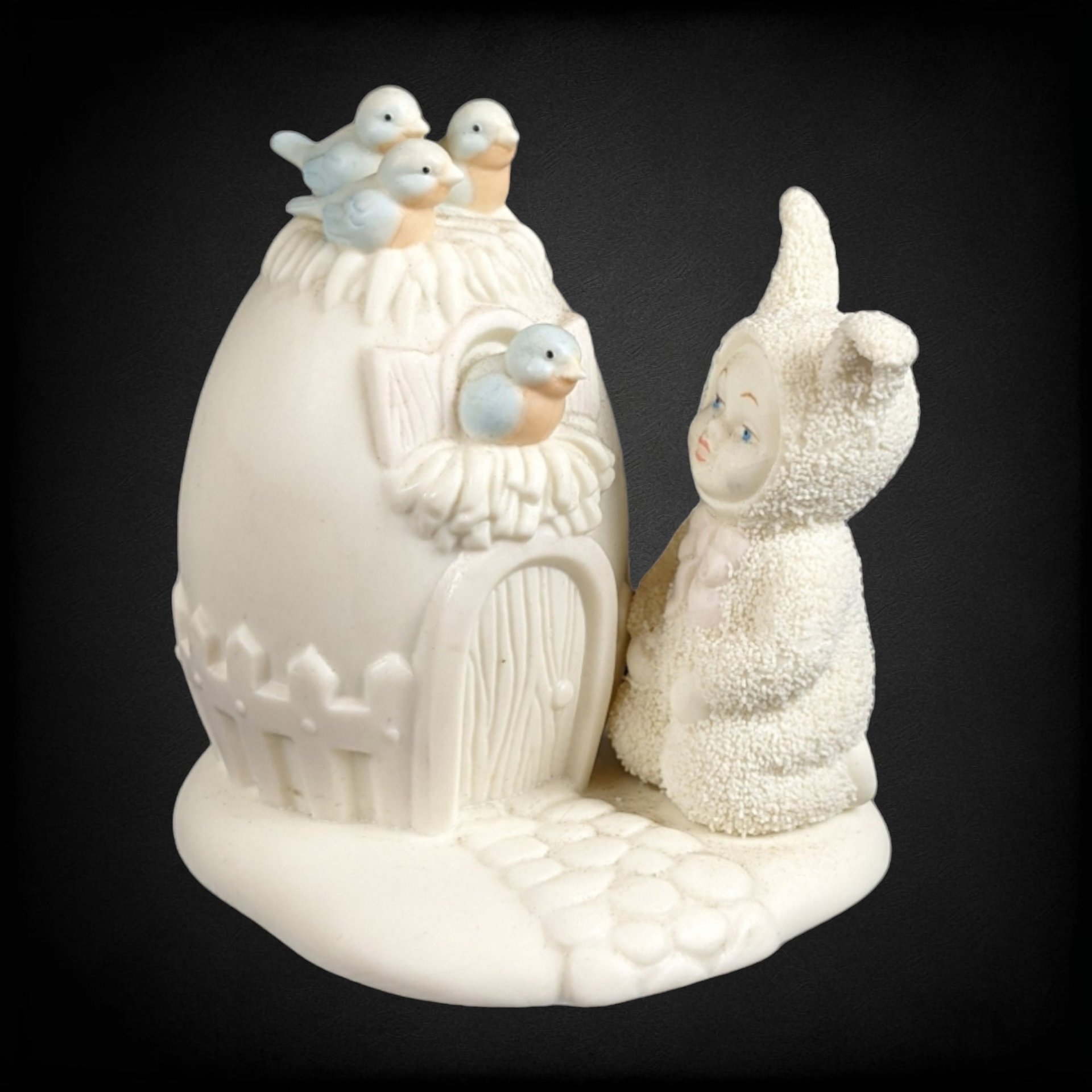1999 Dept. 56 Snowbunnies 'Guests Are Always Welcome' - Charming Collectible Figurine