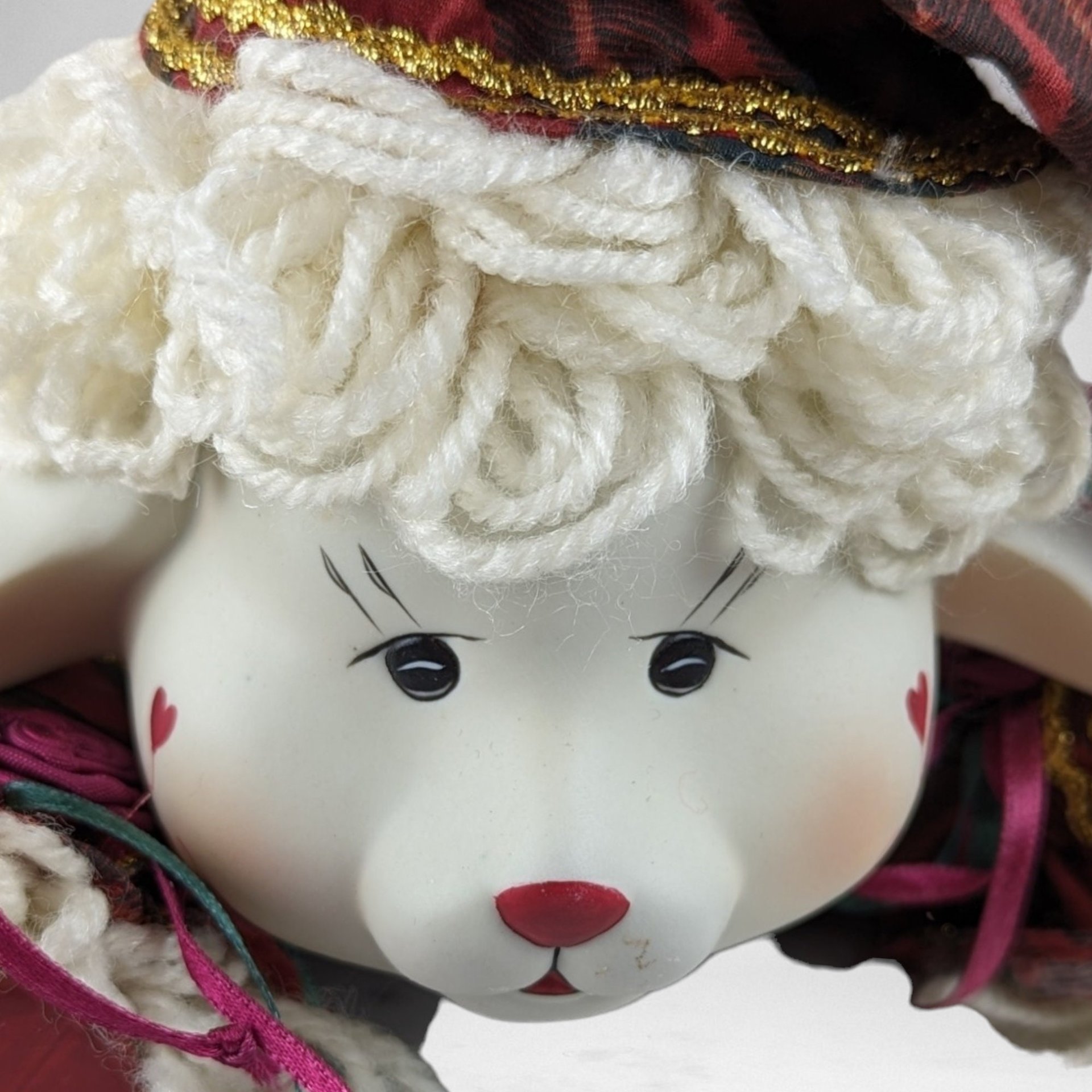 Vintage House of Lloyd Felicity Lamb Plush Shelf Sitter