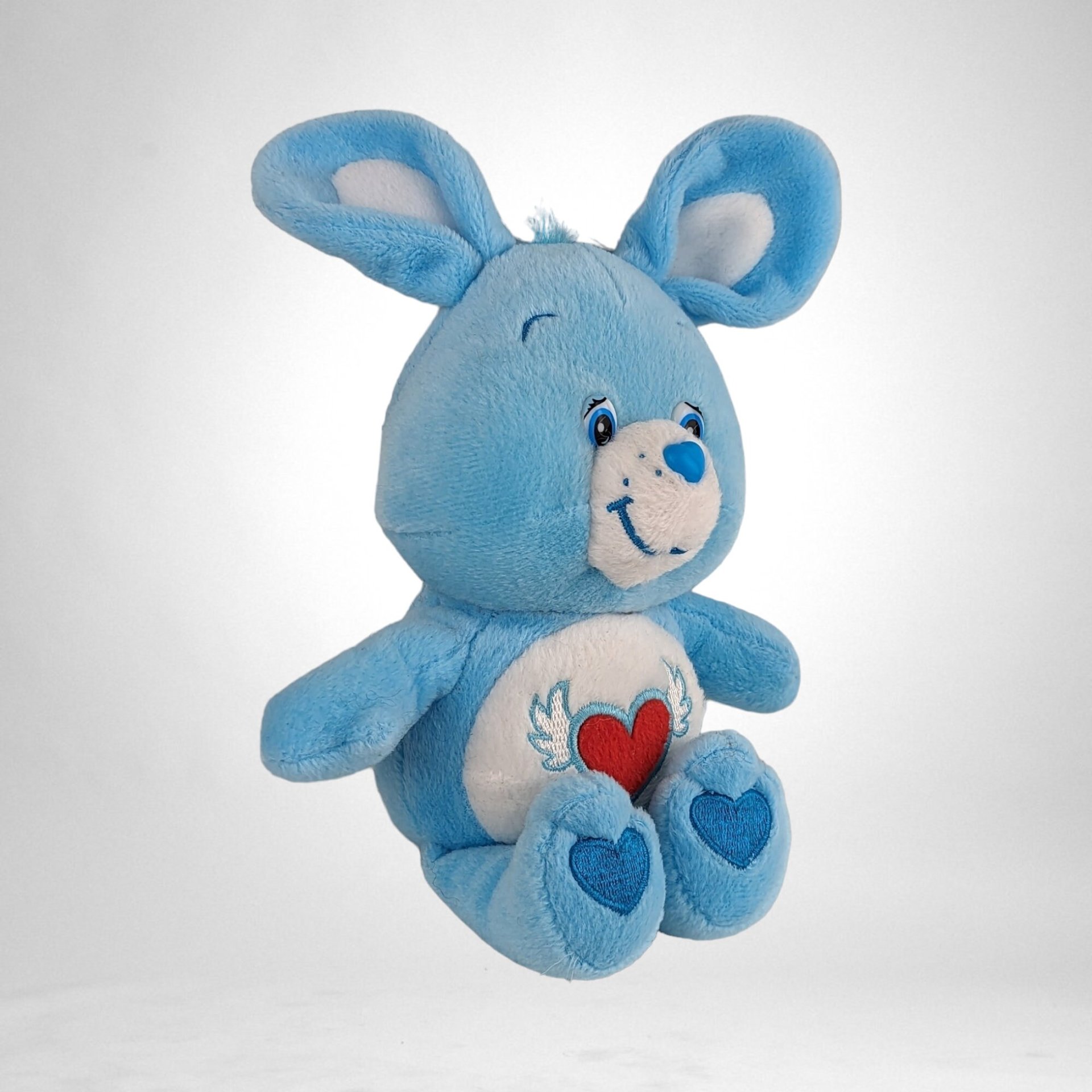 Adorable 2004 Care Bear Cousins Swift Heart Rabbit 9" Plush Toy
