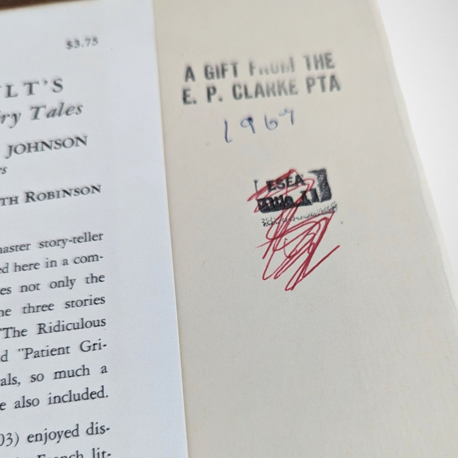 1961 Perrault's Complete Fairy Tales, Charles Perrault Hardcover Book