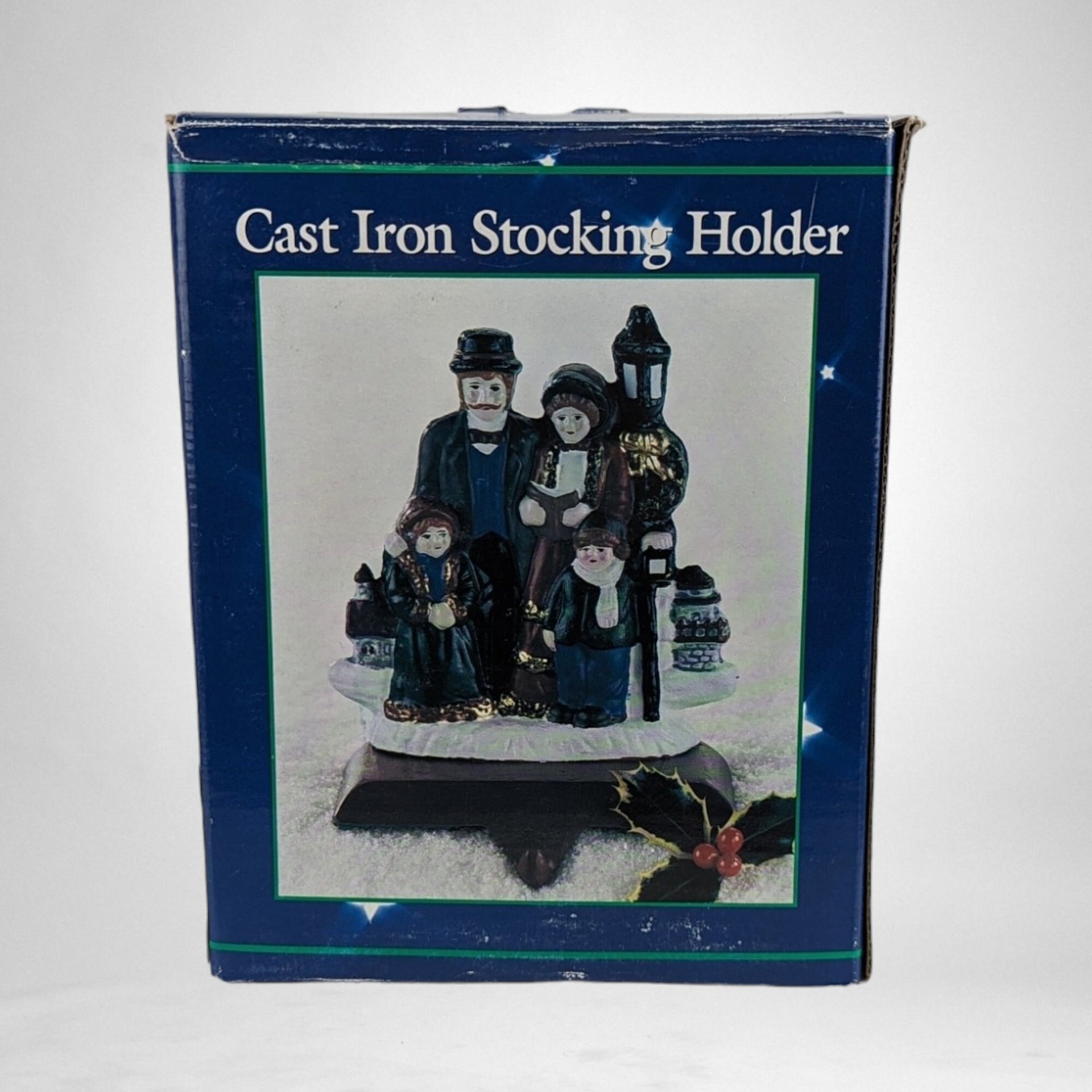 Vintage Cast Iron Stocking Holder | Christmas Stocking Hanger | Your Choice | Fireplace Decor