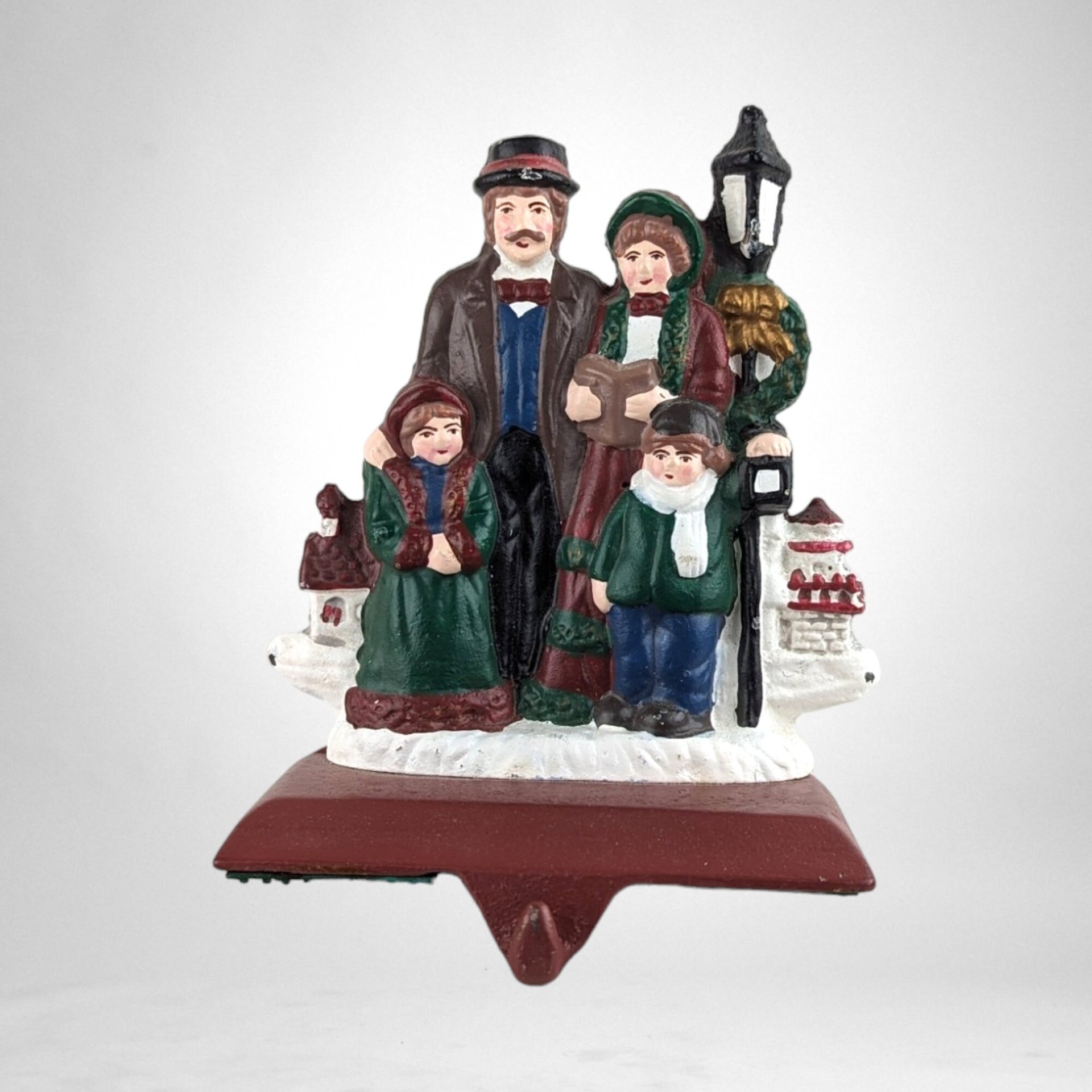 Vintage Cast Iron Stocking Holder | Christmas Stocking Hanger | Your Choice | Fireplace Decor