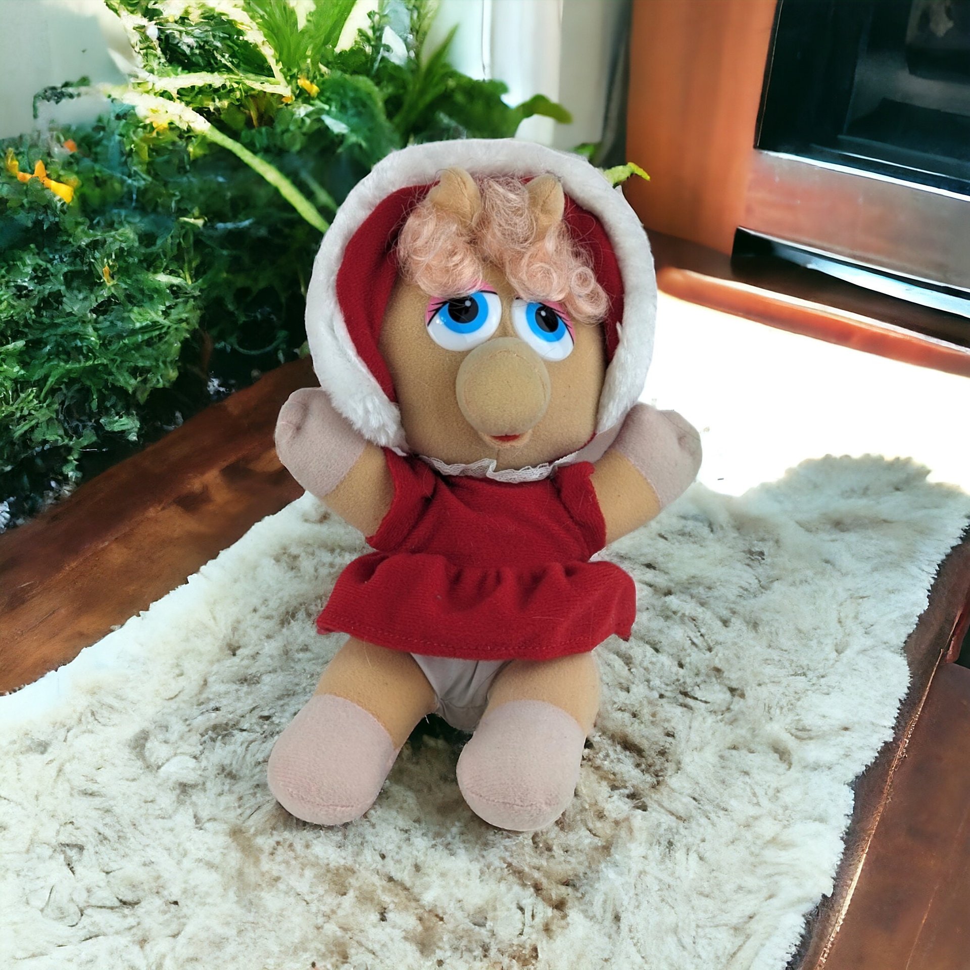 1987 Muppets Miss Piggy Plush Toy, Jim Henson