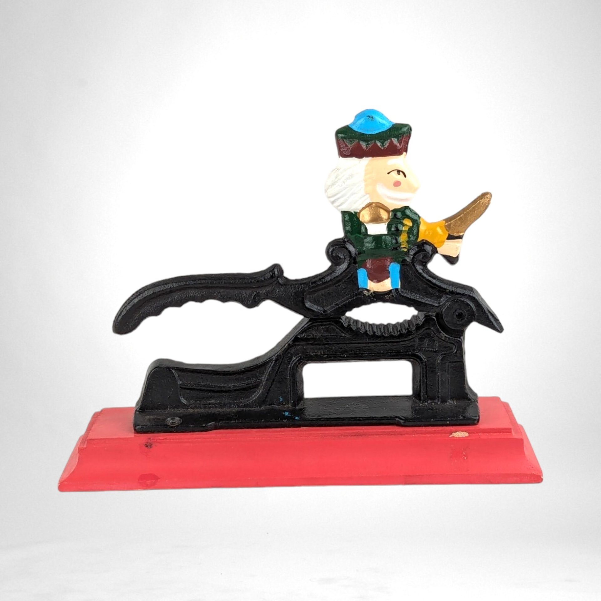 Vintage Cast Iron Nutcracker | 6" Tall | Rustic Kitchen Decor | Functional & Decorative | Unique Gift