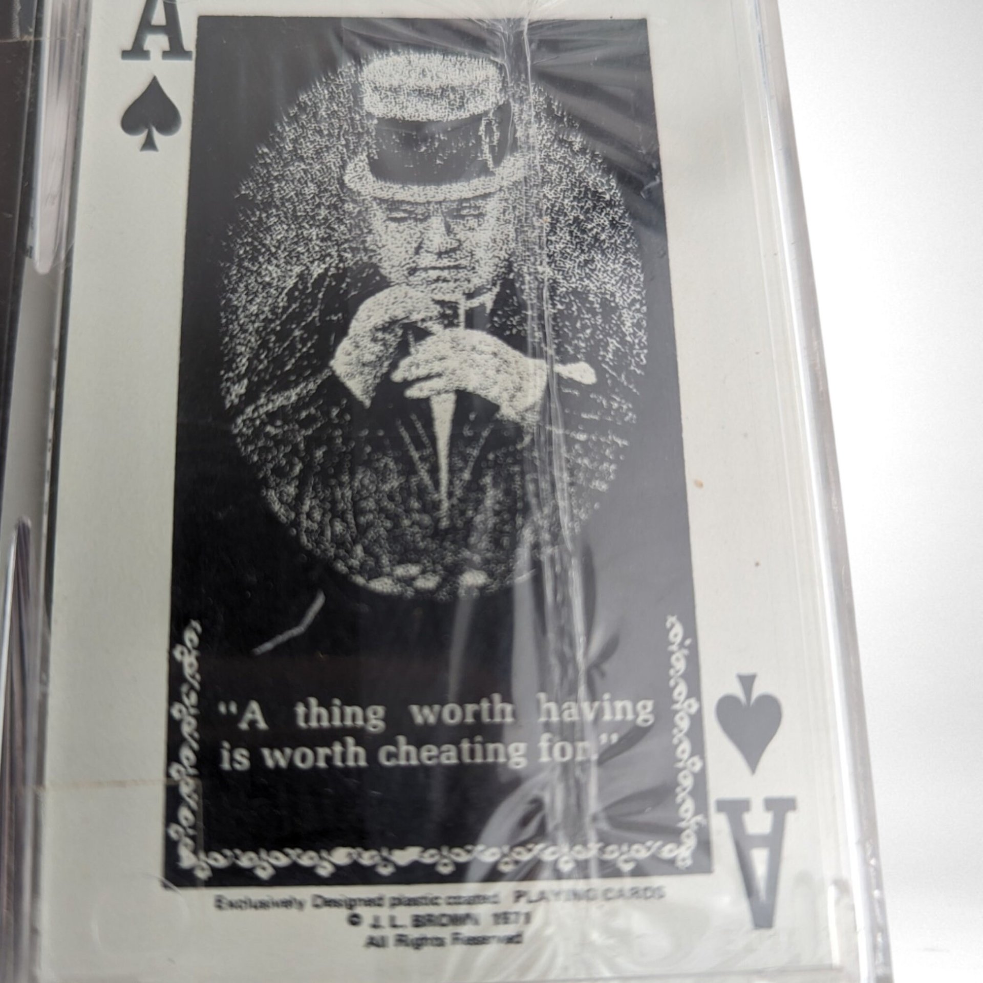 Vintage 1972 W.C. Fields "16 Proven Ways to Cheat Playing Cards" Novelty Deck | Sealed | Fun Gift | Collectible Cards