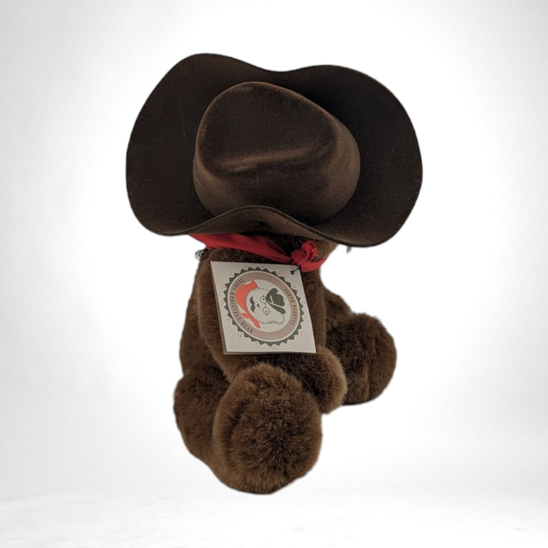 Vintage North Dakota 14" Teddy Roosevelt Teddy Bear