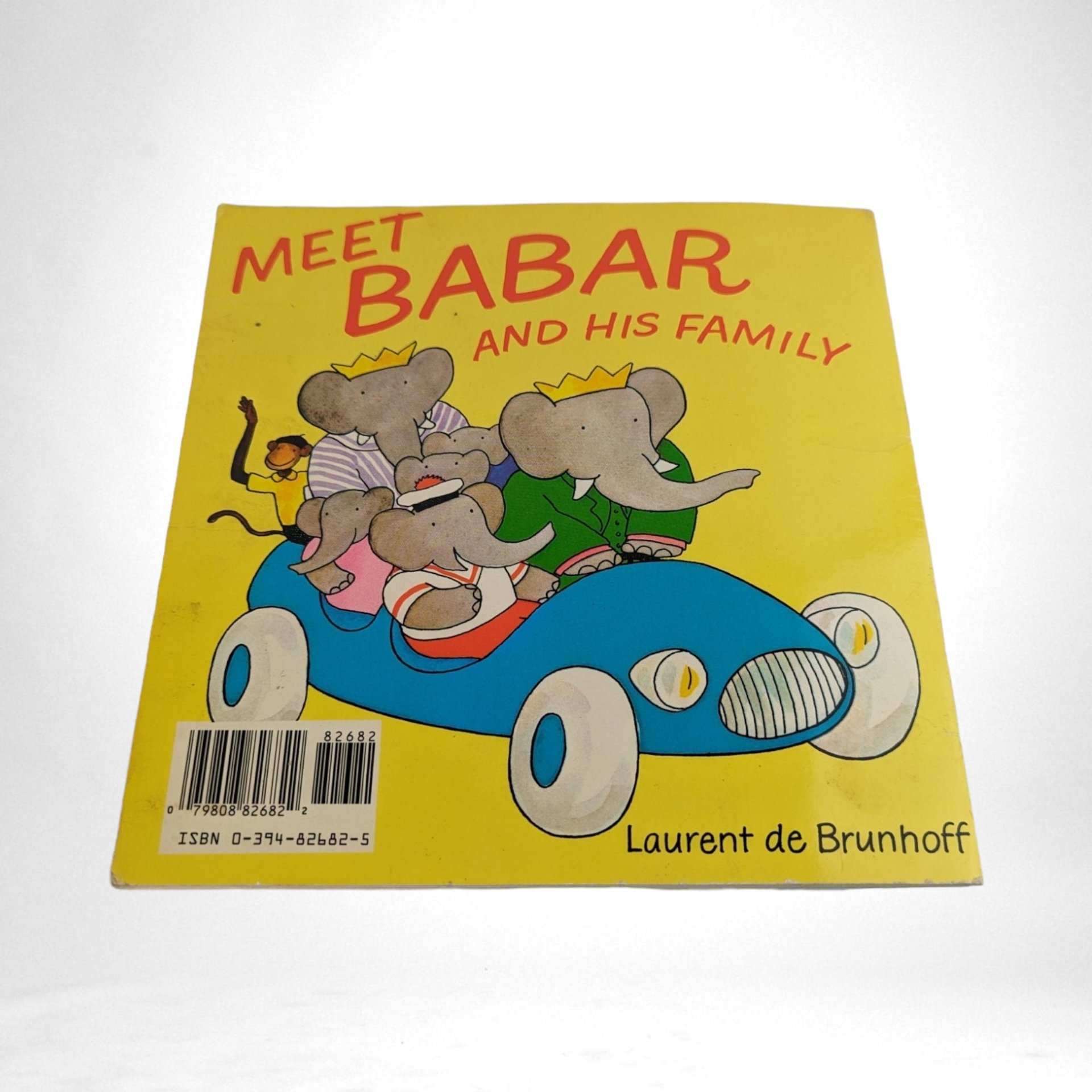 Vintage 1973 "Meet Babar and His Family" Book | Laurent de Brunhoff | Children's Book | Elephant Story