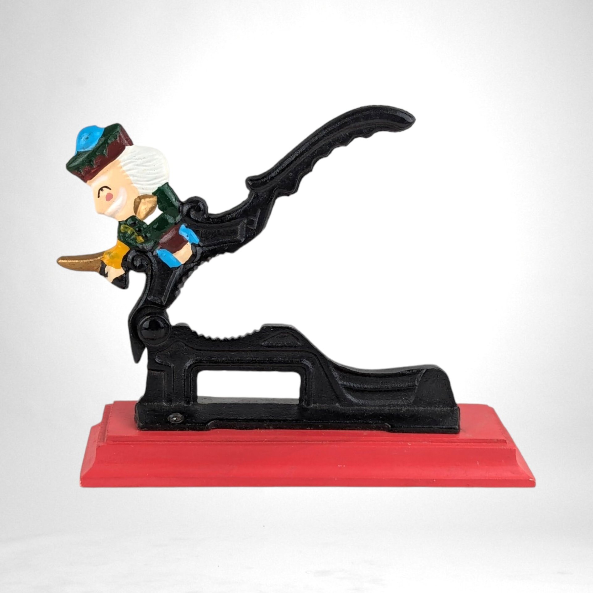 Vintage Cast Iron Nutcracker | 6" Tall | Rustic Kitchen Decor | Functional & Decorative | Unique Gift