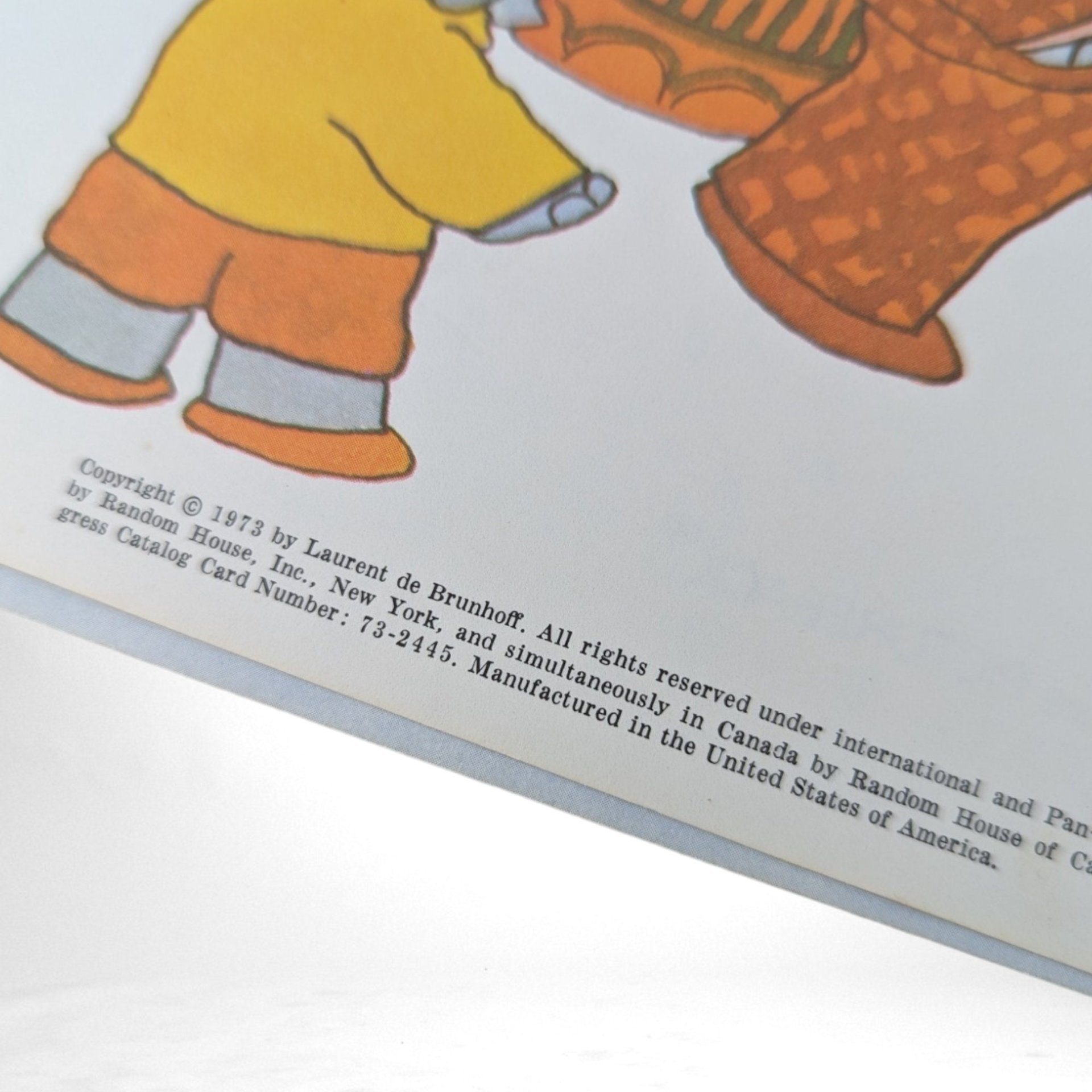 Vintage 1973 "Meet Babar and His Family" Book | Laurent de Brunhoff | Children's Book | Elephant Story