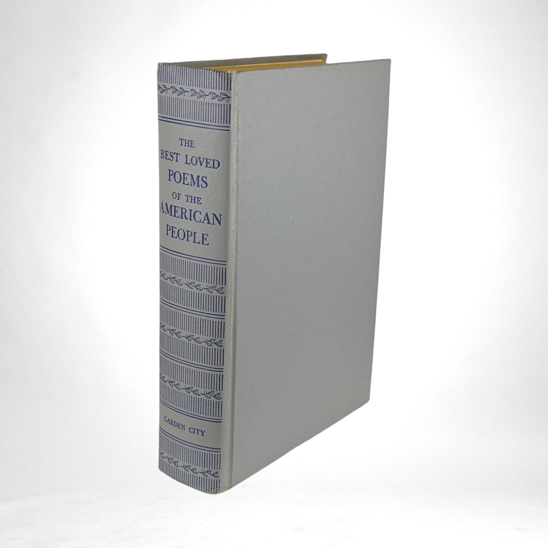 1936 Best Loved Poems of the American People Hardcover Book