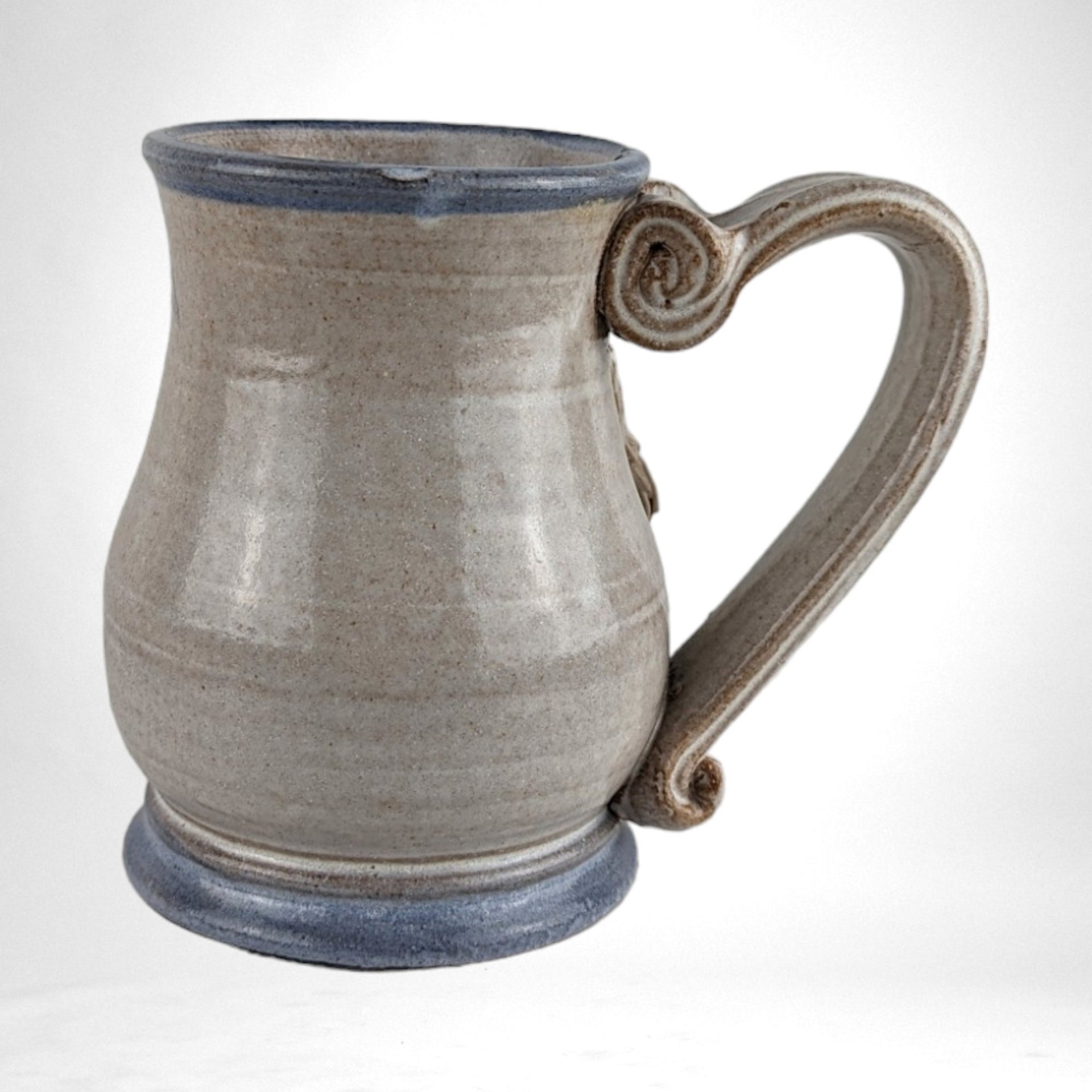 Vintage John Coiner Pottery Face Mug
