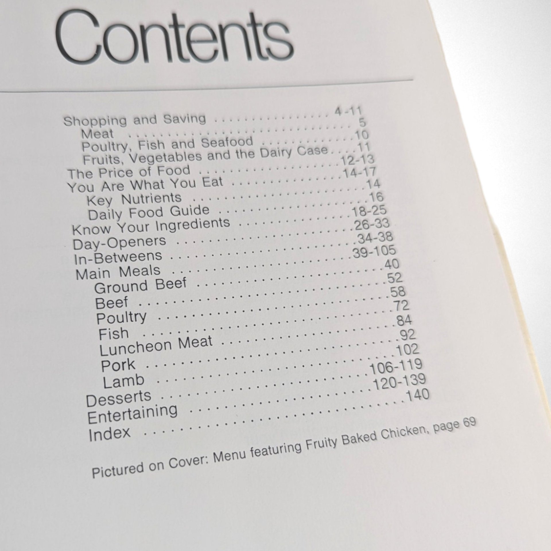 1975 Pillsbury Money Saving Meals, Hardcover