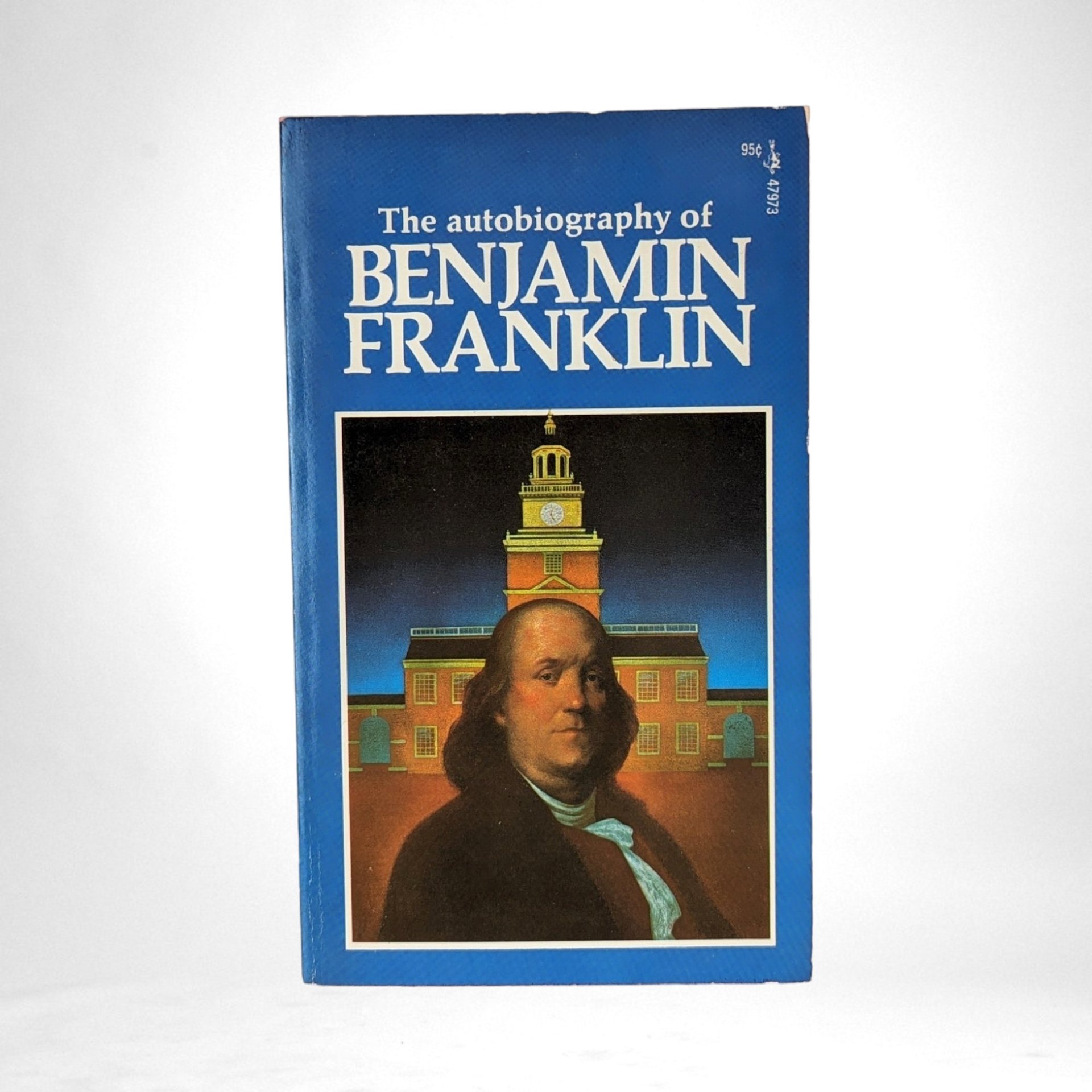 Vintage 1975 Benjamin Franklin Autobiography, Softcover, 36th Printing, Washington Square Press