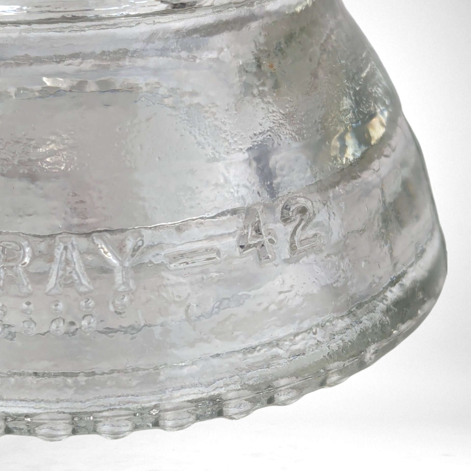 Vintage Hemmingray 42 Clear Insulator